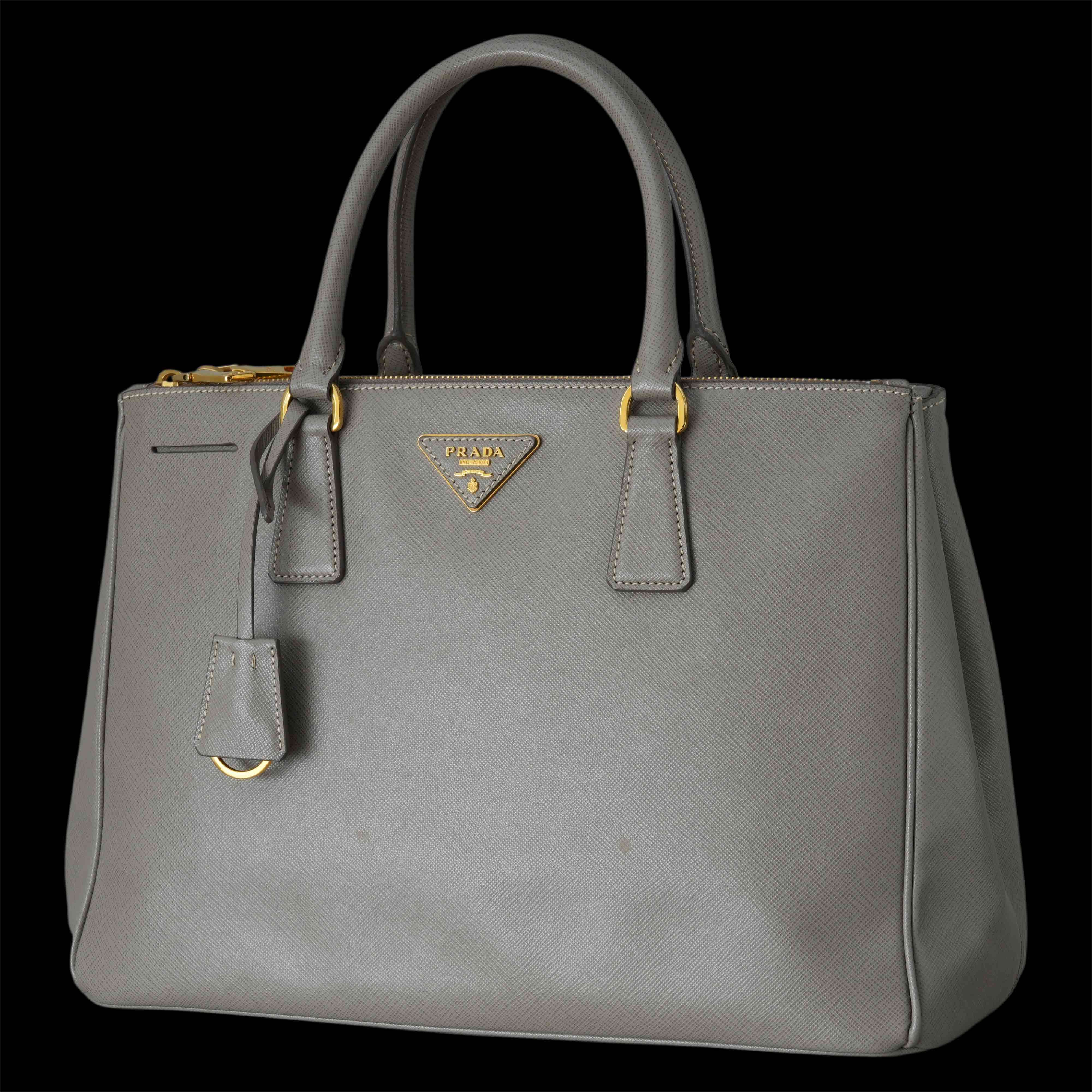 PRADA(USED)프라다 BN2274 사피아노 럭스 토트 겸 숄더백
