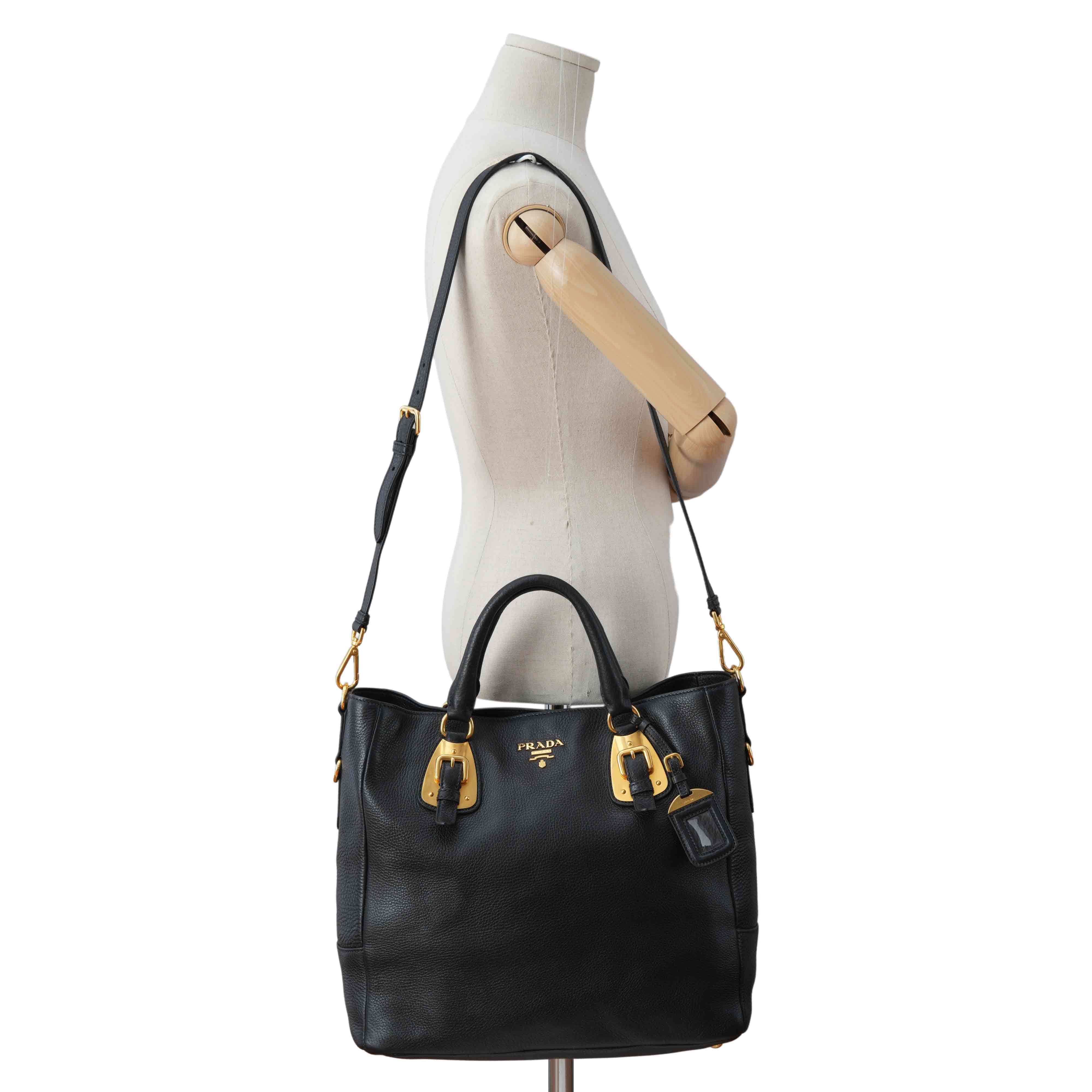 PRADA(USED)프라다 BN2320 비텔로 다이노 토트 겸 숄더백