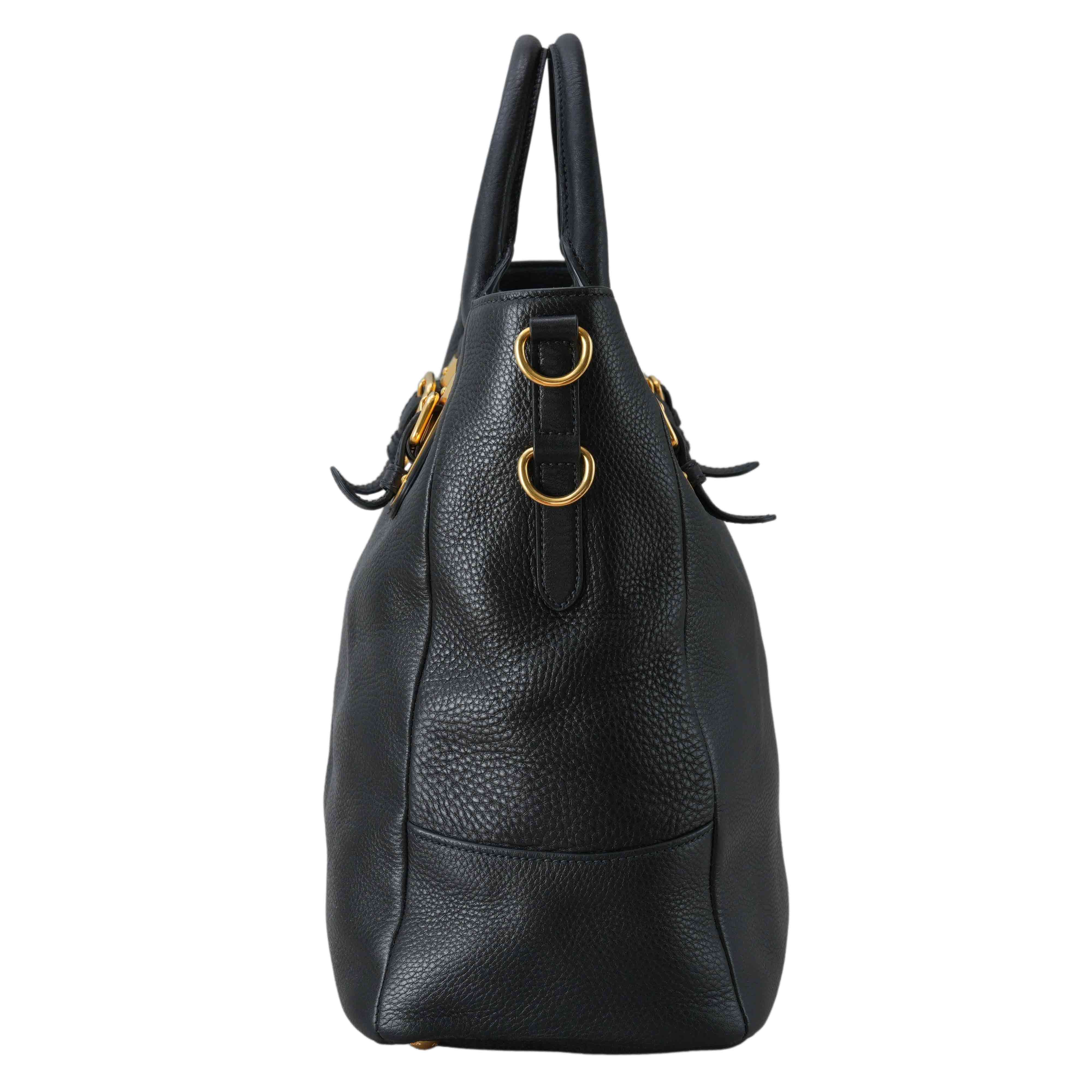 PRADA(USED)프라다 BN2320 비텔로 다이노 토트 겸 숄더백