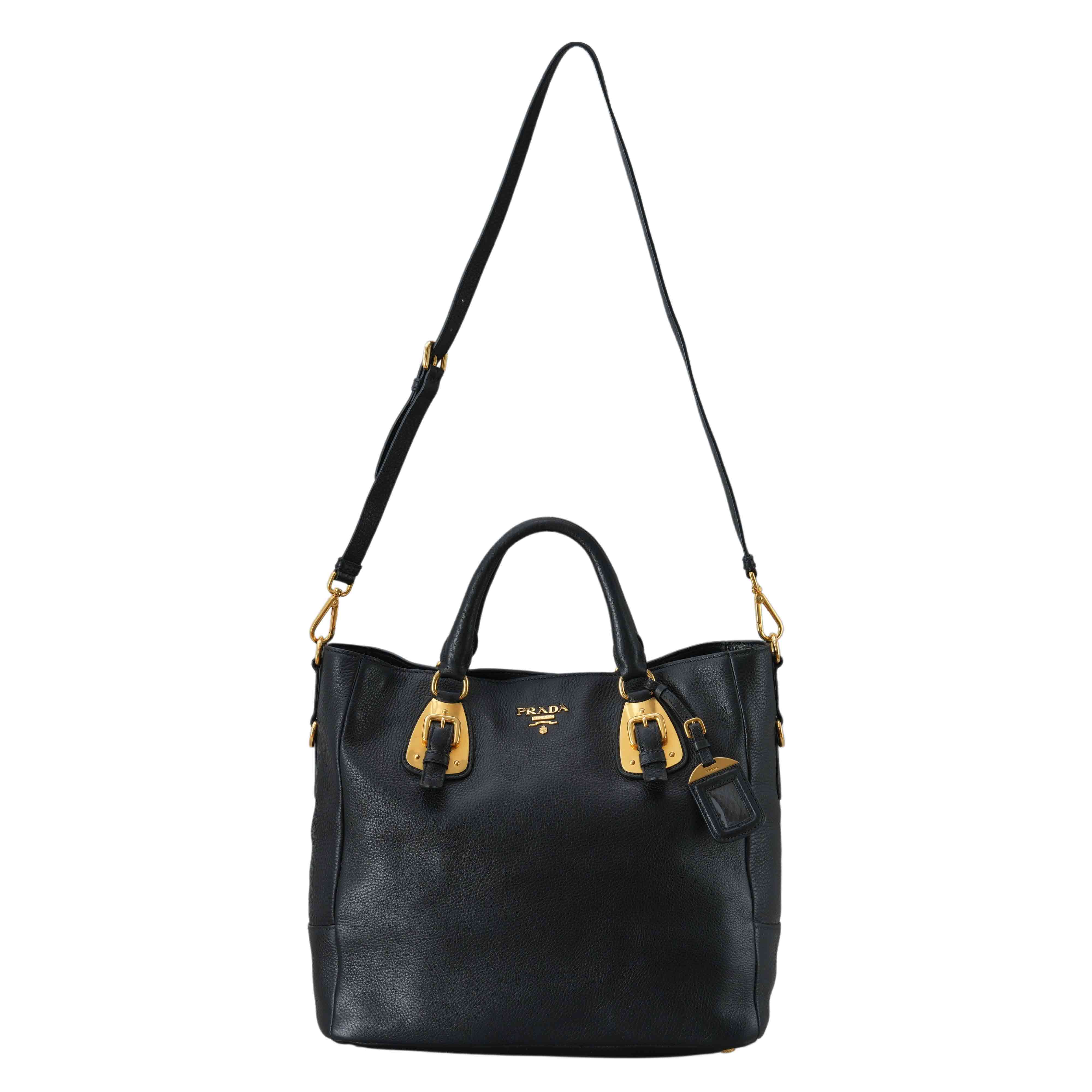 PRADA(USED)프라다 BN2320 비텔로 다이노 토트 겸 숄더백