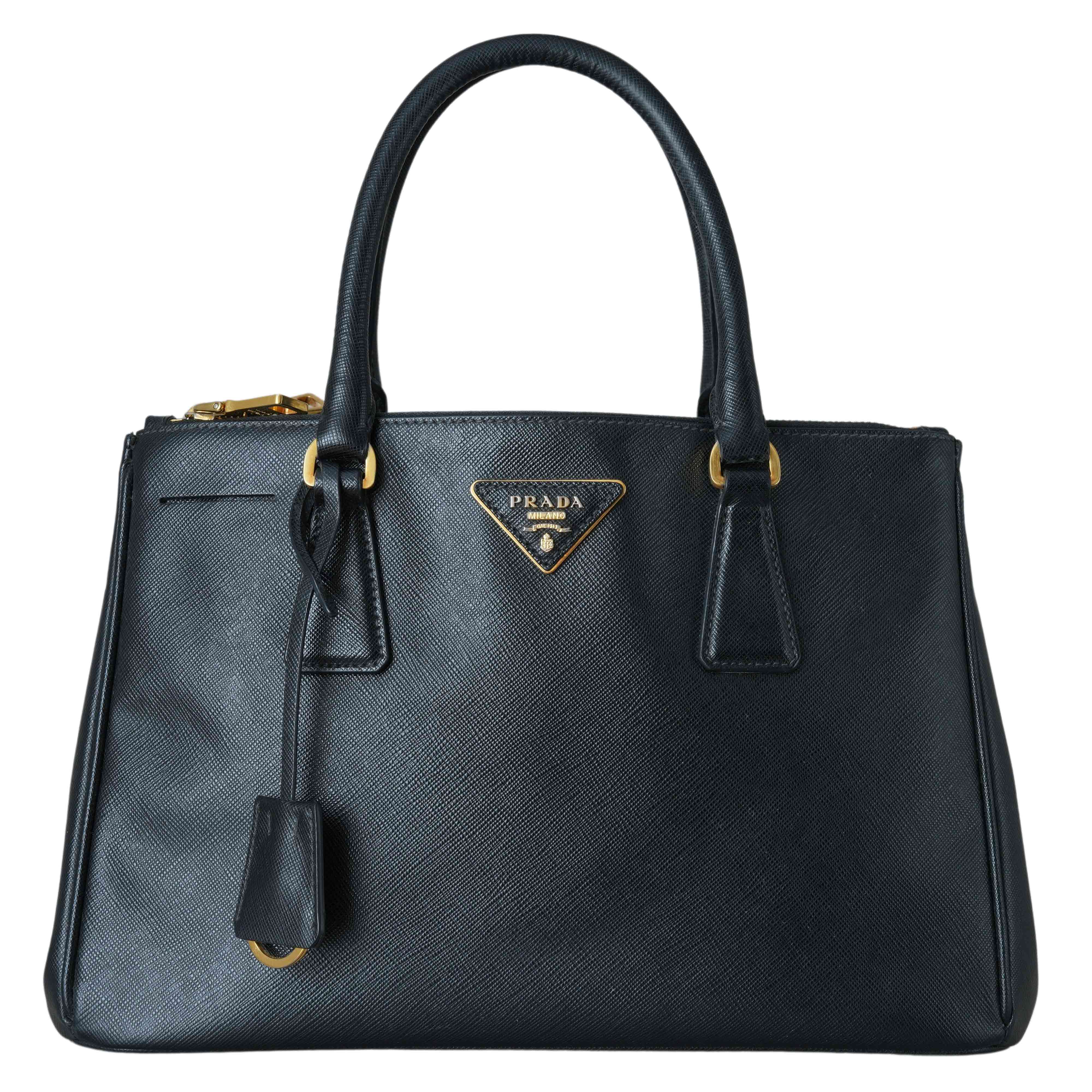 PRADA(USED)프라다 사피아노 럭스 토트 겸 숄더백