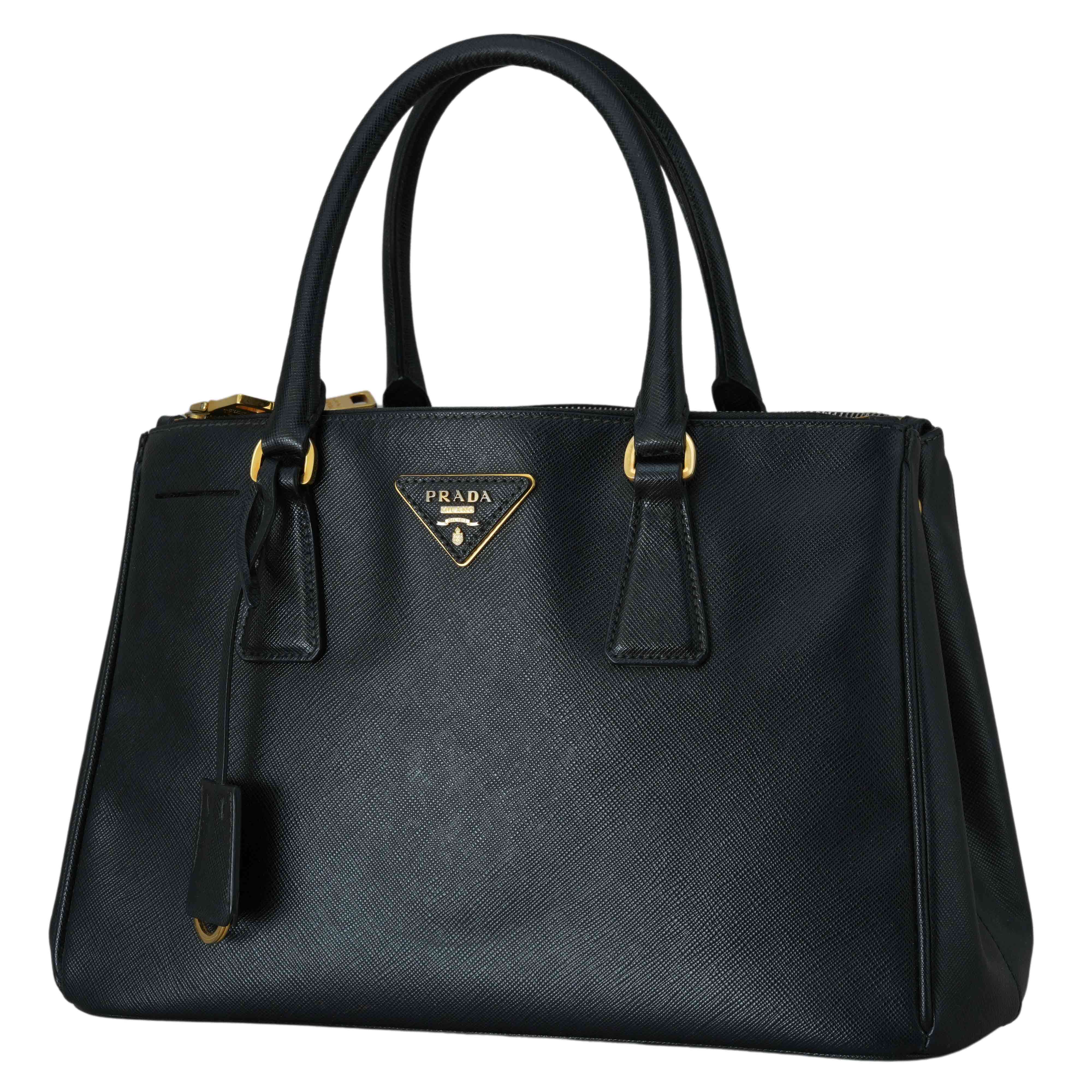 PRADA(USED)프라다 사피아노 럭스 토트 겸 숄더백