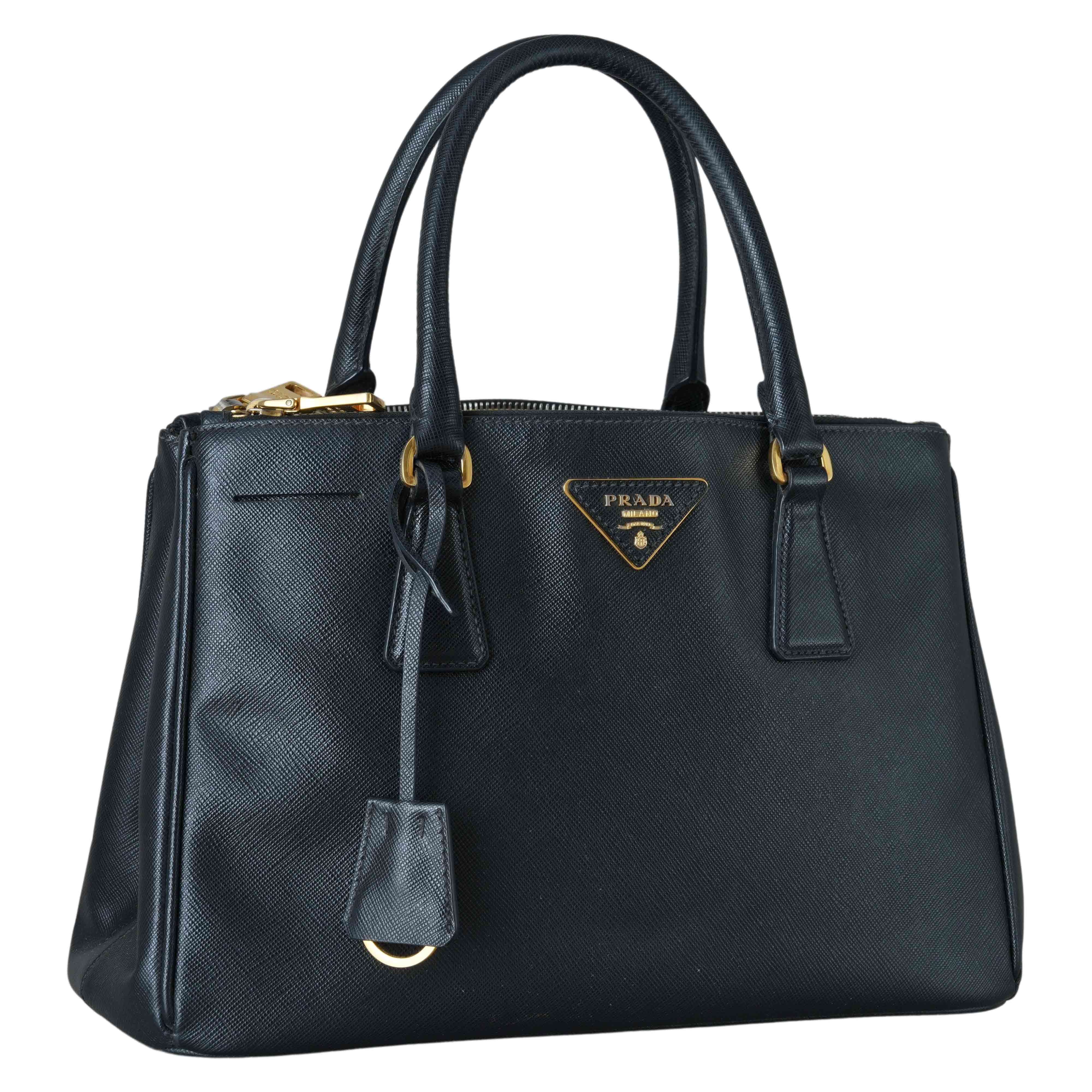 PRADA(USED)프라다 사피아노 럭스 토트 겸 숄더백