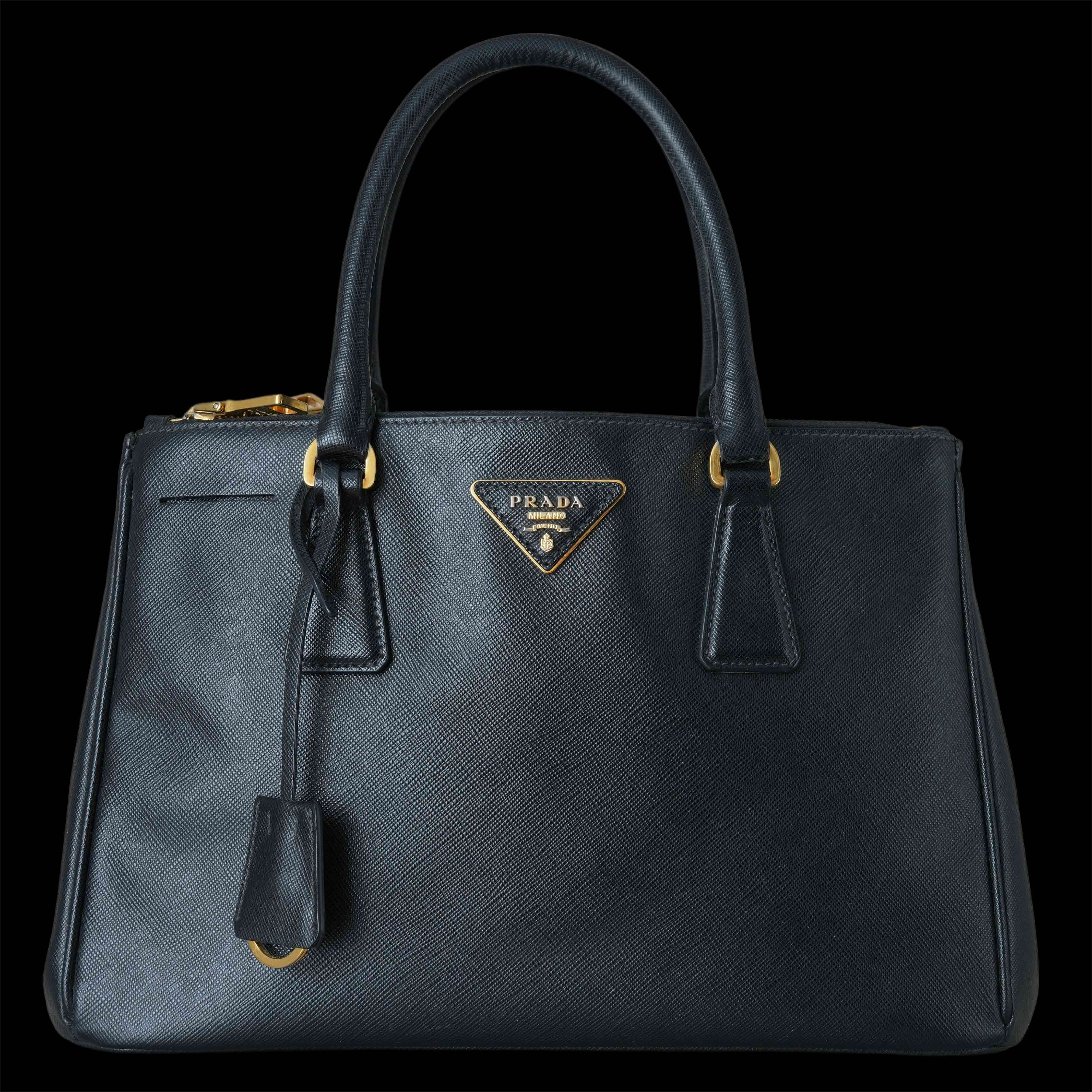 PRADA(USED)프라다 사피아노 럭스 토트 겸 숄더백