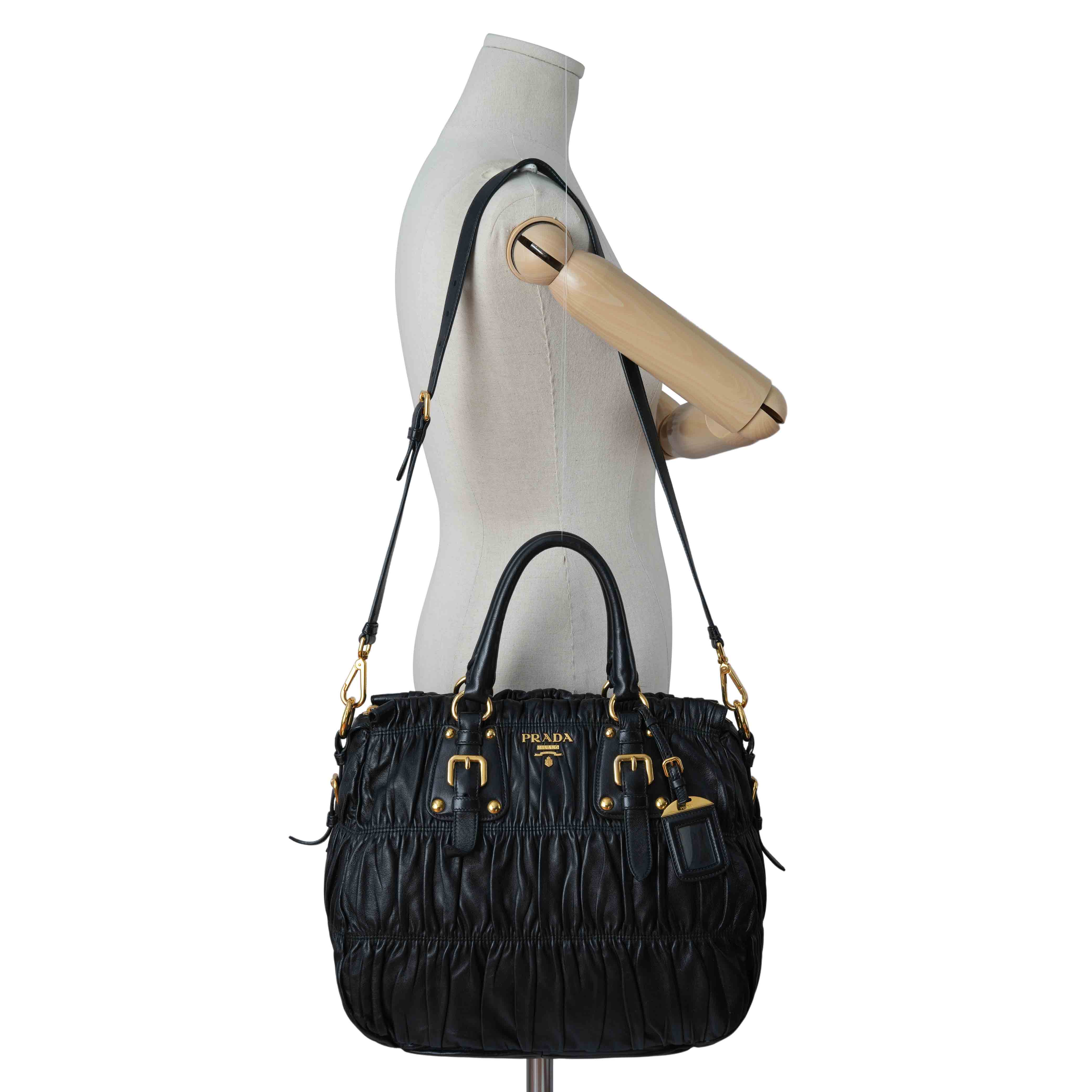 PRADA(USED)프라다 고프레 토트겸 숄더백