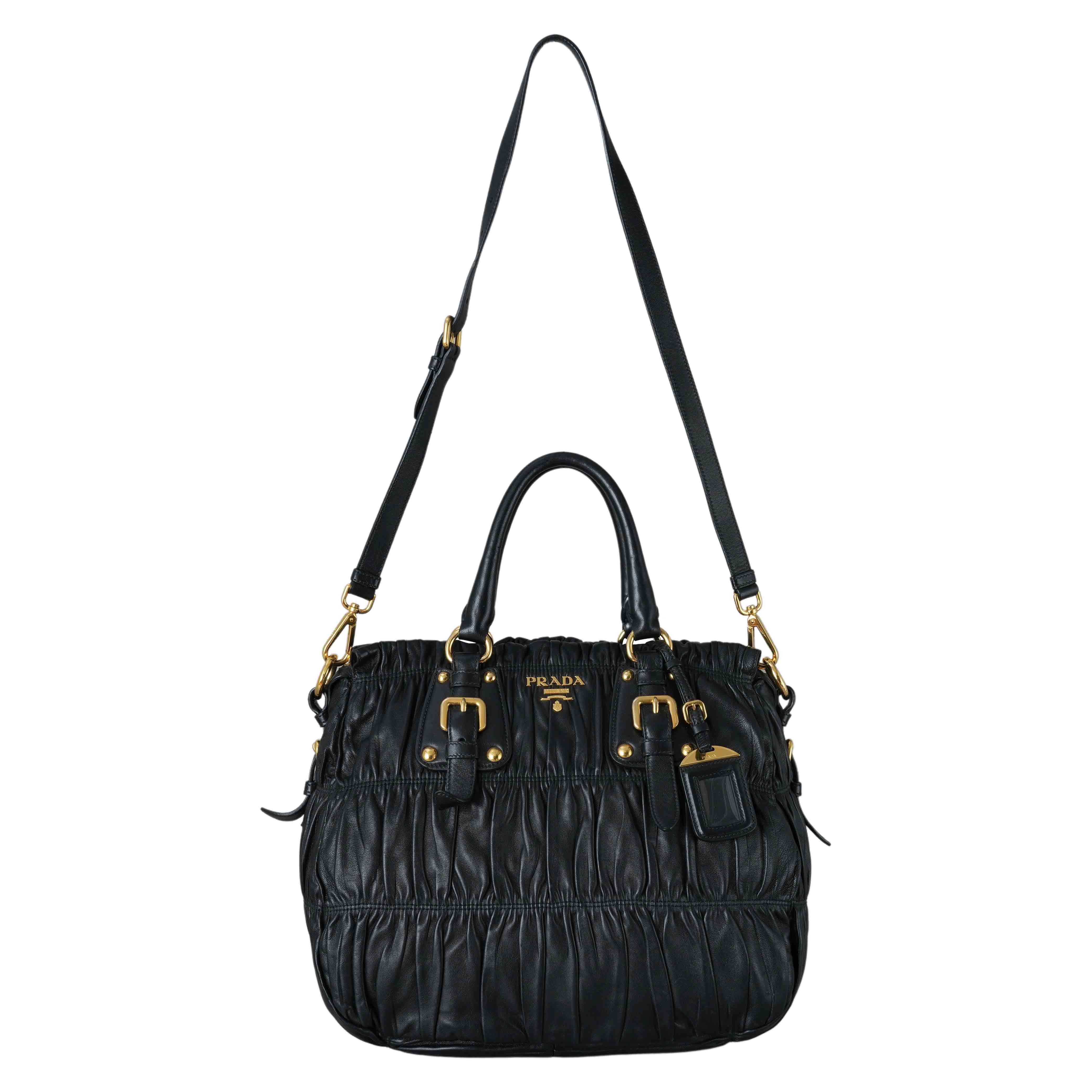 PRADA(USED)프라다 고프레 토트겸 숄더백
