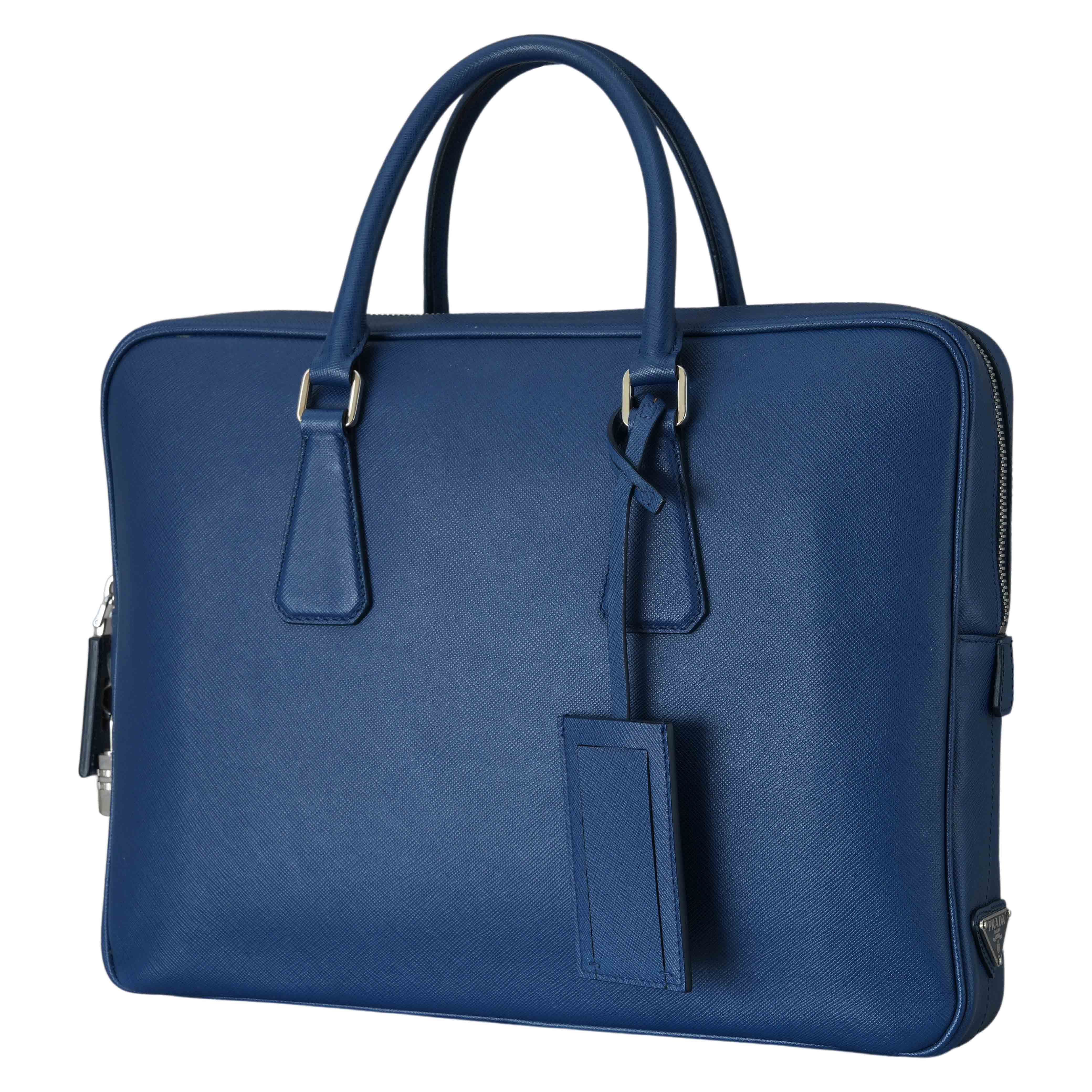 PRADA(USED)프라다 VS0363 사피아노 브리프케이스