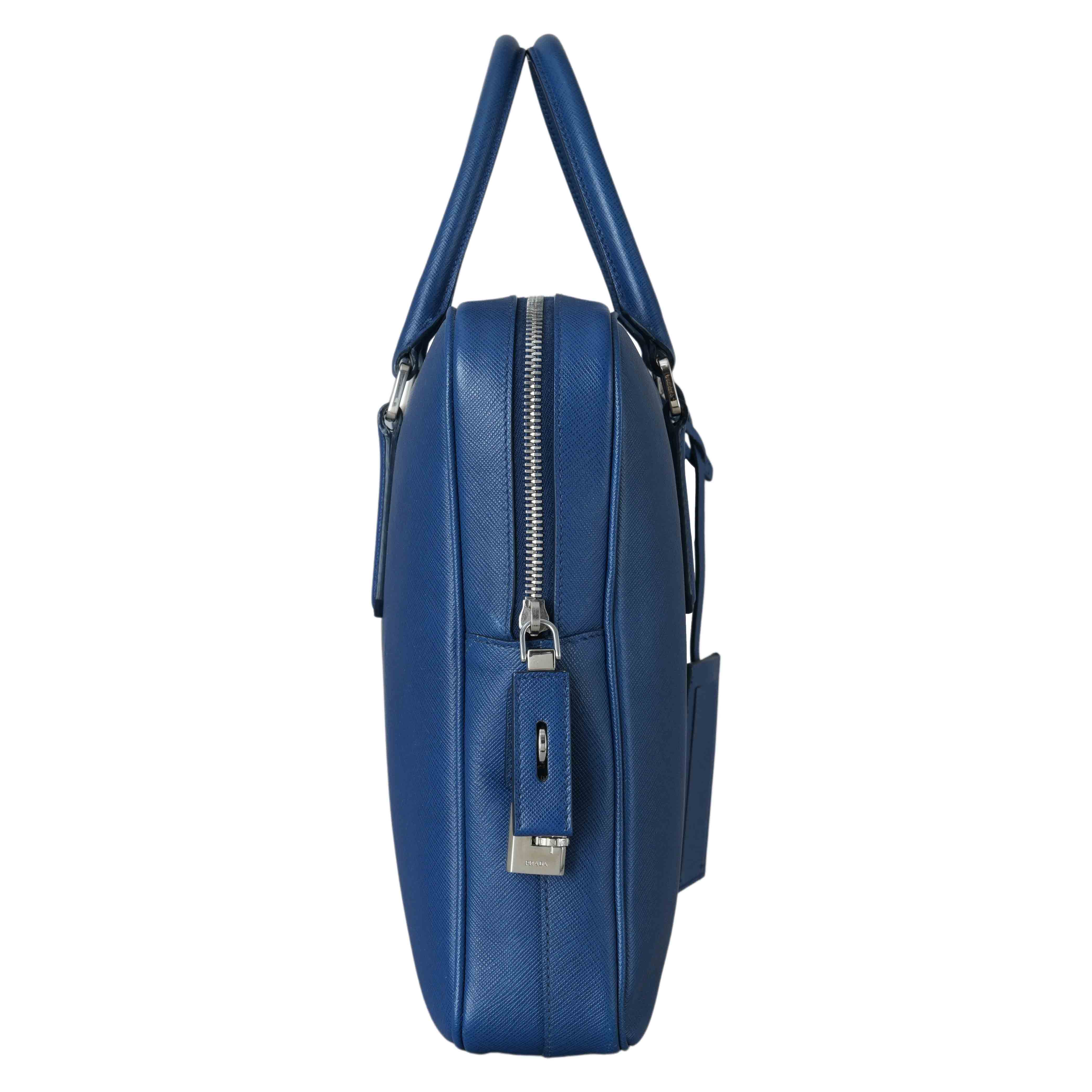 PRADA(USED)프라다 VS0363 사피아노 브리프케이스