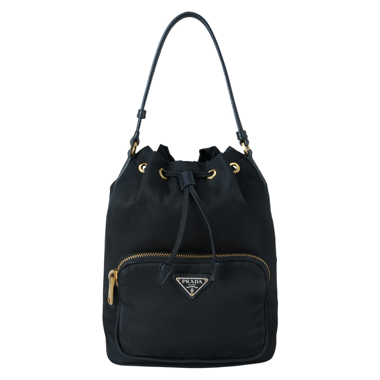 PRADA(USED)프라다 1BH038 리나일론 듀엣 버킷백