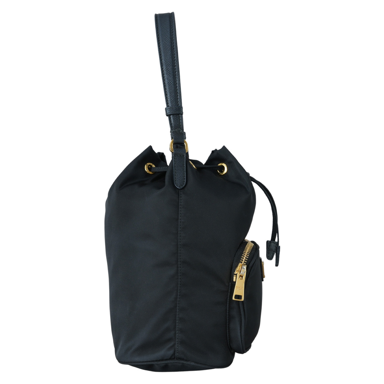 PRADA(USED)프라다 1BH038 리나일론 듀엣 버킷백