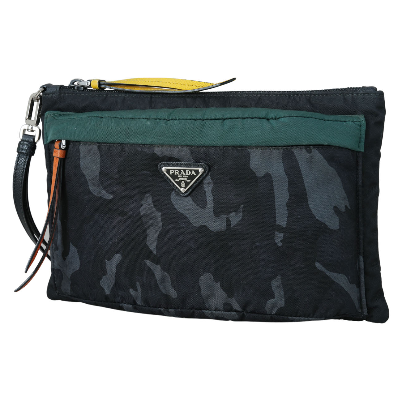 PRADA(USED)프라다 카모플라주 클러치
