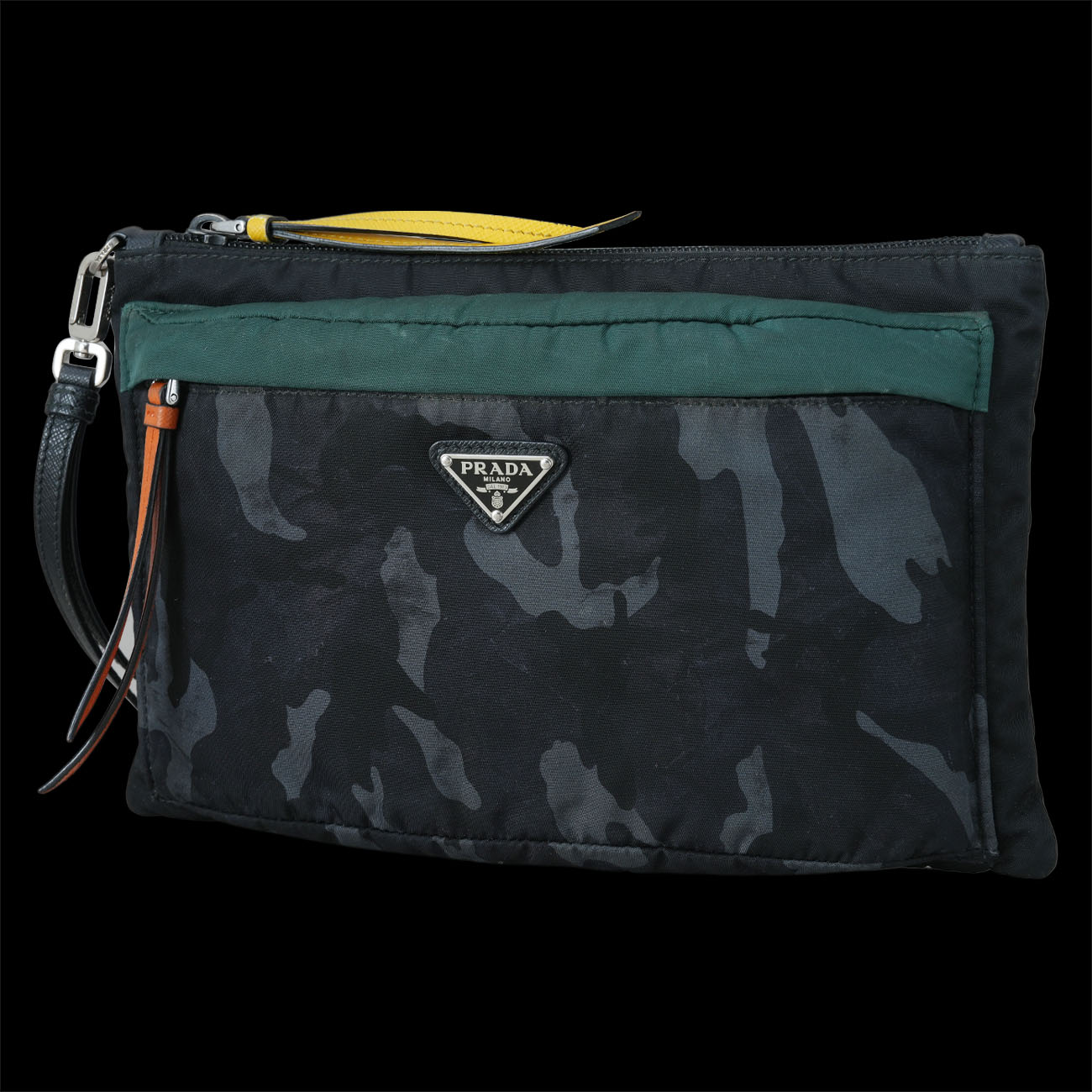 PRADA(USED)프라다 카모플라주 클러치
