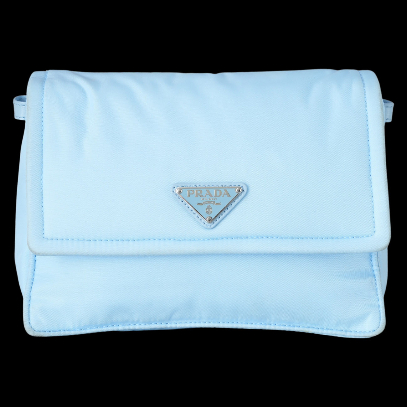 PRADA(USED)프라다 1BD313 리나일론 스몰 패딩 크로스백