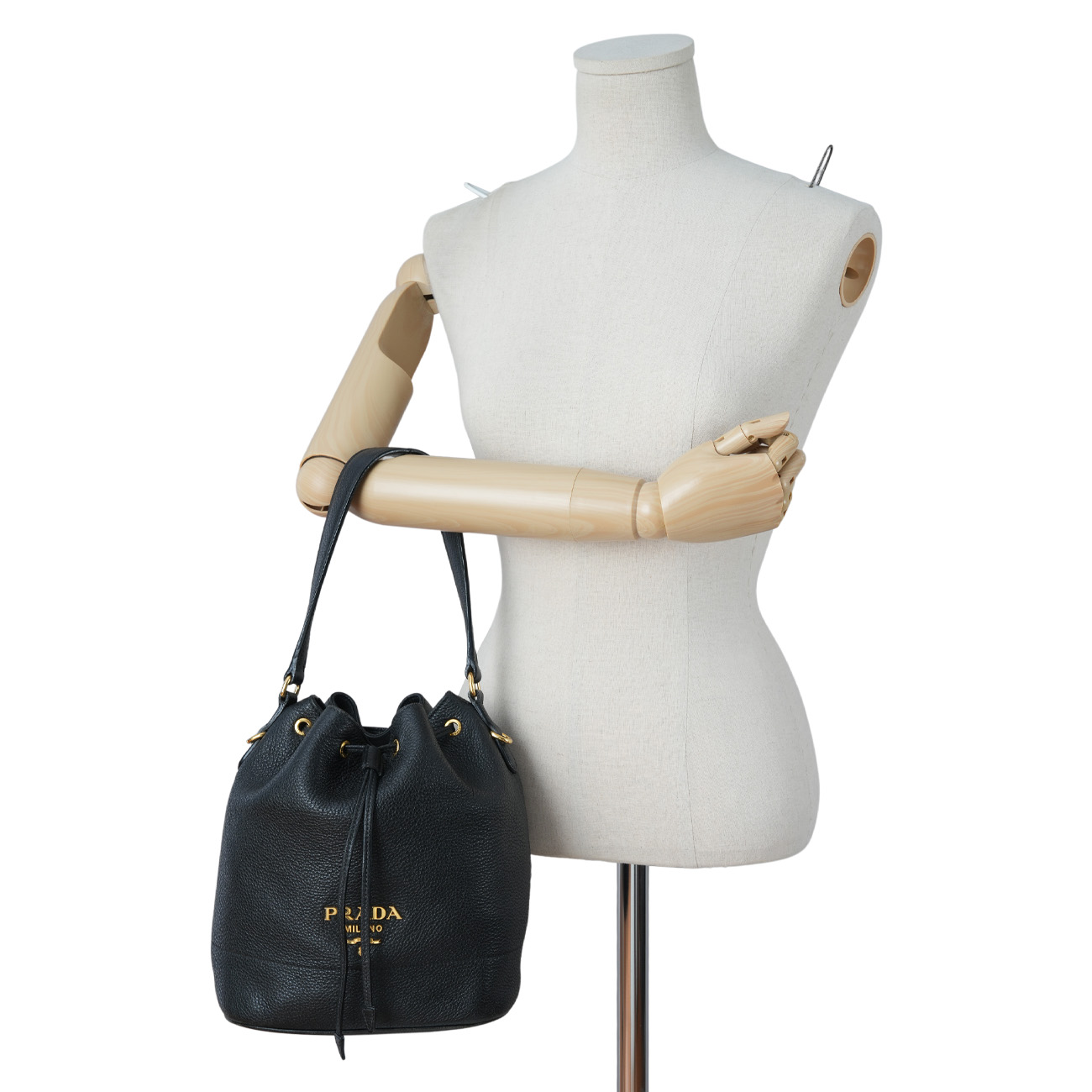 PRADA(USED)프라다 비텔로 버킷백