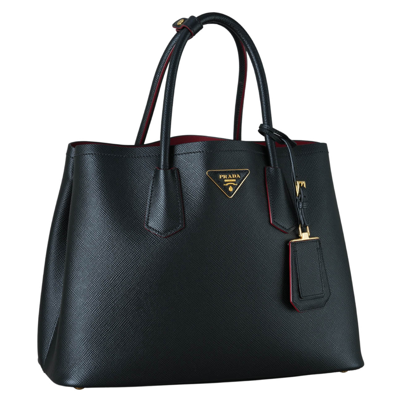 PRADA(USED)프라다 1BG775 사피아노 두블레 미듐