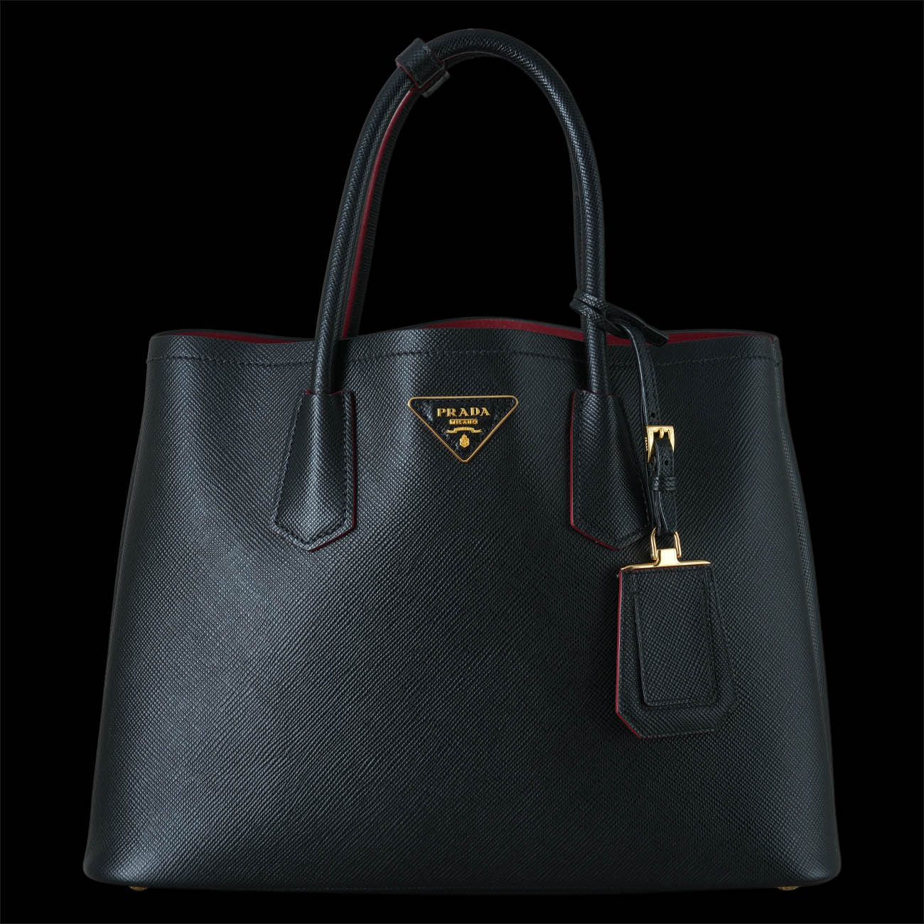 PRADA(USED)프라다 1BG775 사피아노 두블레 미듐