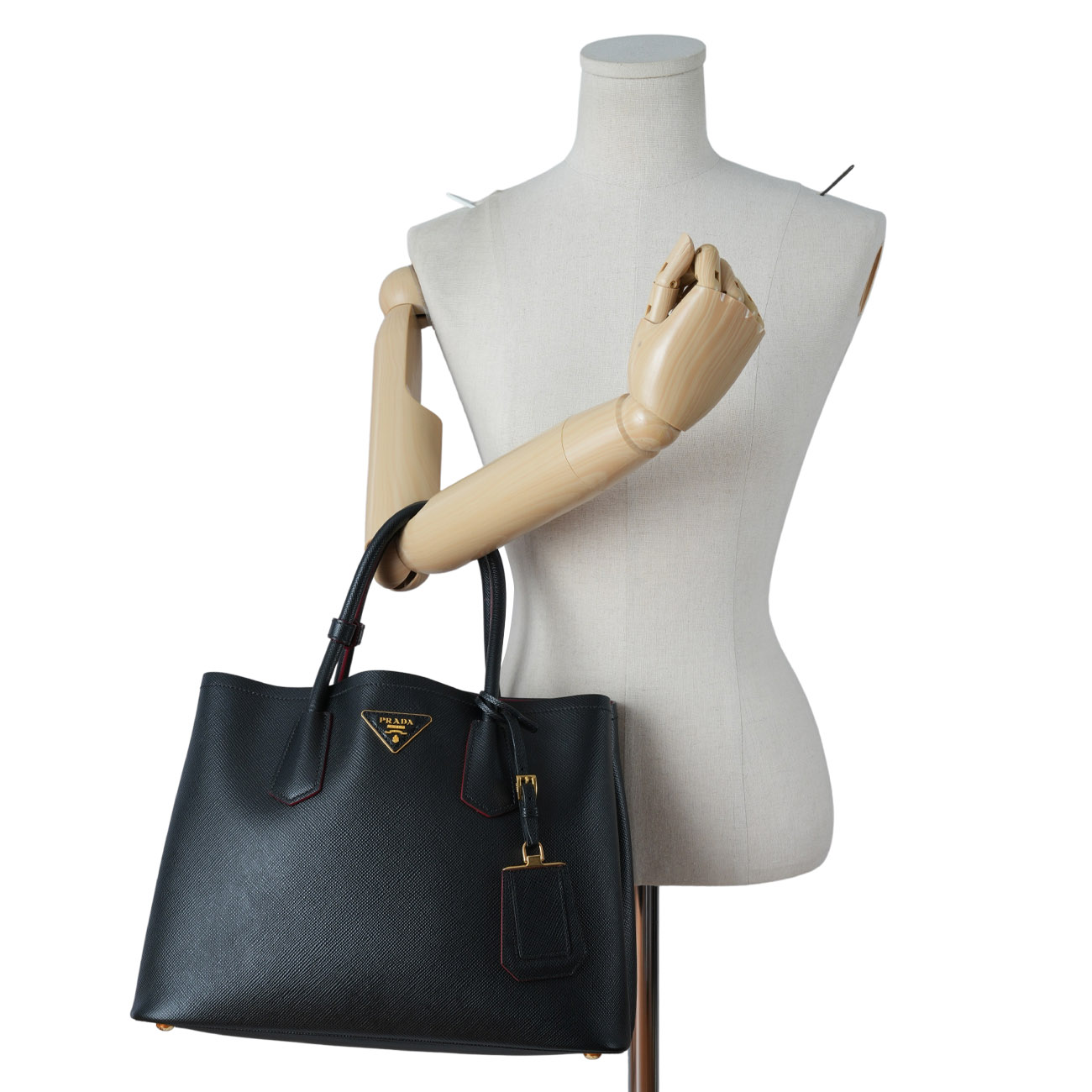 PRADA(USED)프라다 1BG775 사피아노 두블레 미듐