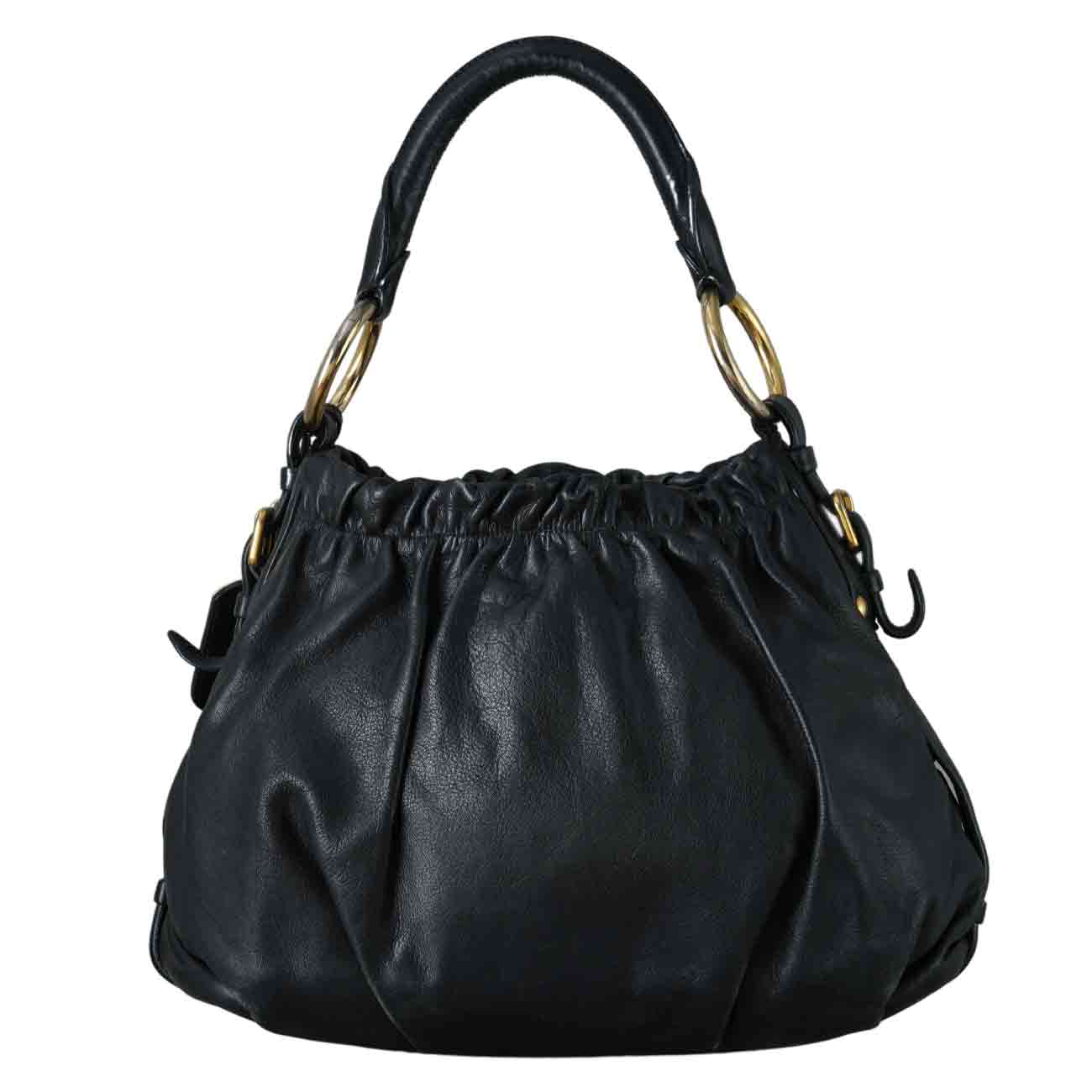 PRADA(USED)프라다 소프트카프 토트백 블랙