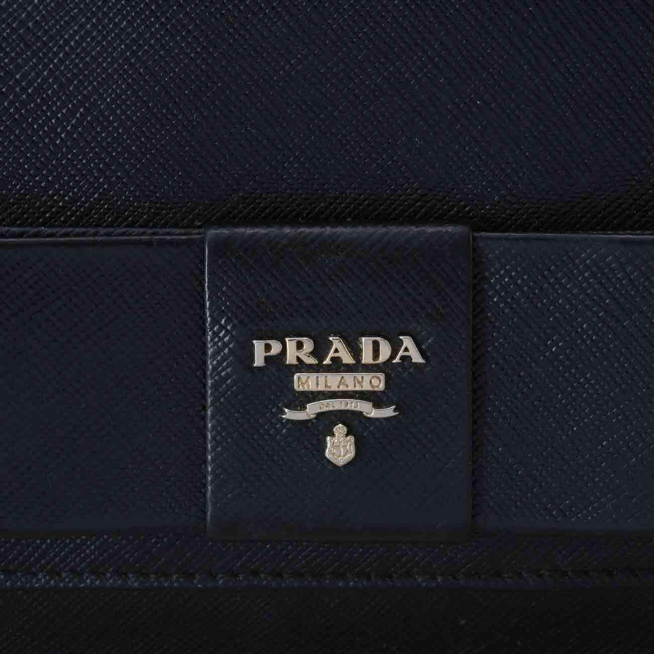 PRADA(USED)프라다 1BH009 사피아노 리본 크로스백