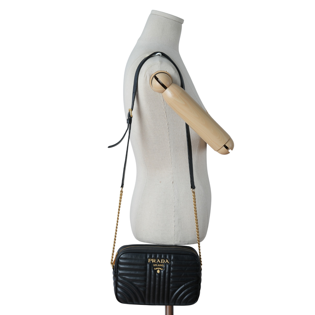 PRADA(USED)프라다 1BH083 다이어그램 크로스백