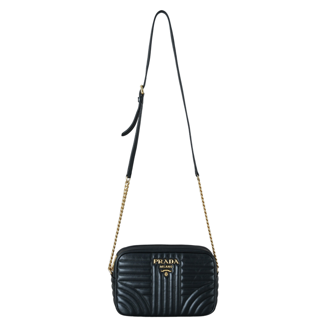 PRADA(USED)프라다 1BH083 다이어그램 크로스백