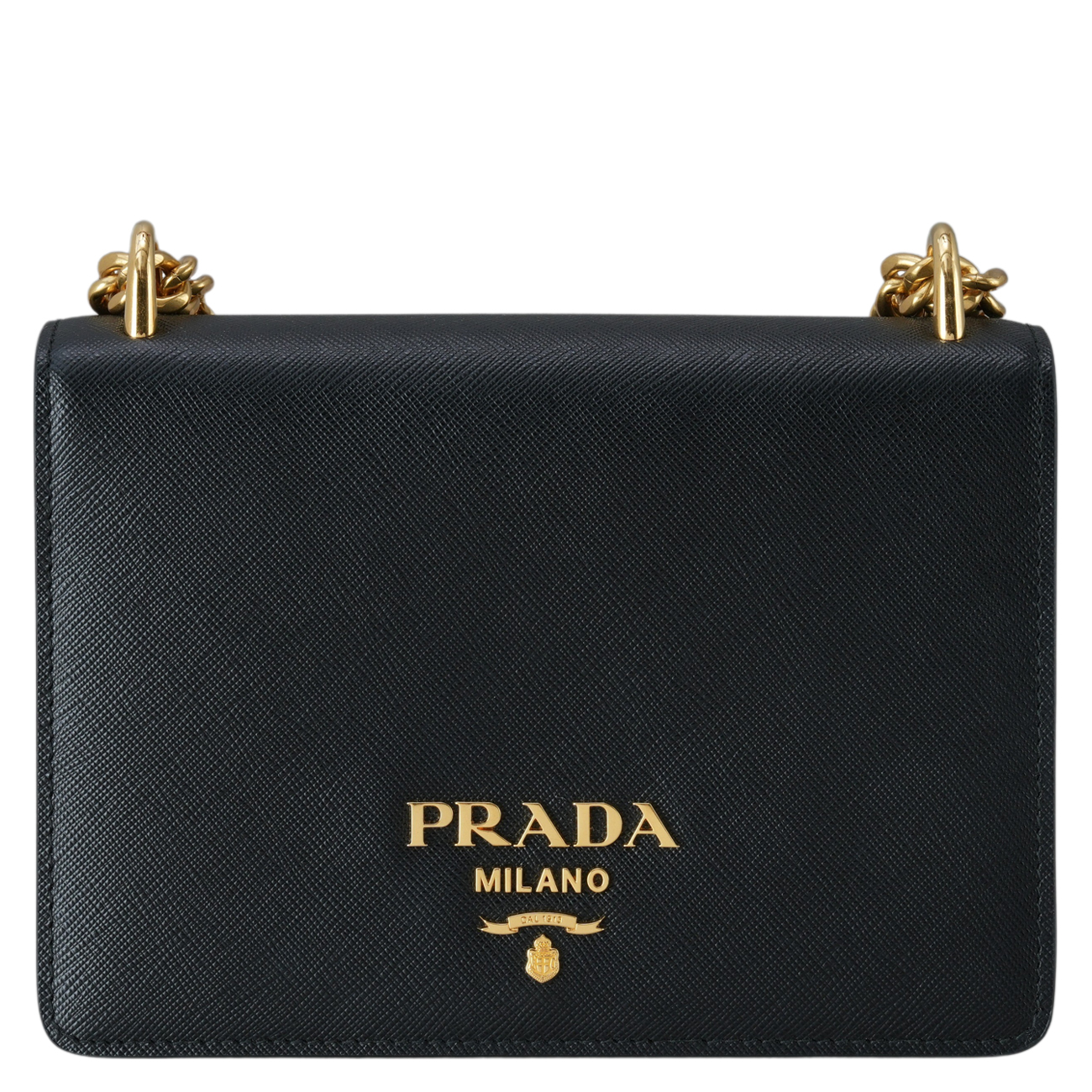 PRADA(USED)프라다 1BD133 사피아노 파티나 체인 숄더백