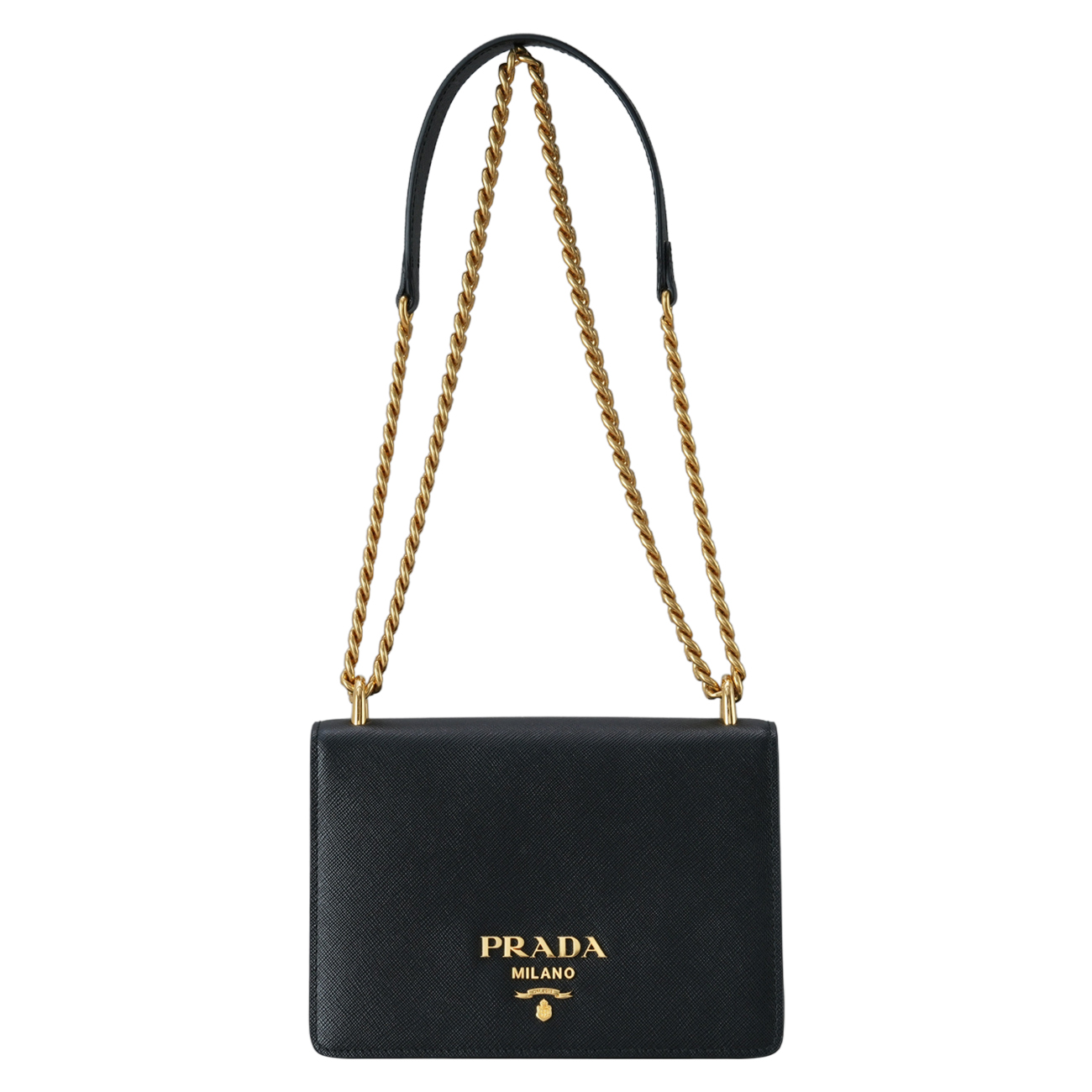 PRADA(USED)프라다 1BD133 사피아노 파티나 체인 숄더백