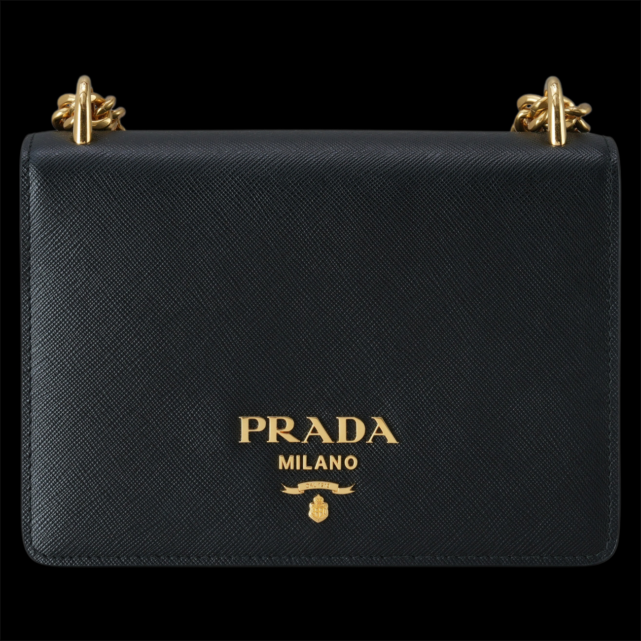 PRADA(USED)프라다 1BD133 사피아노 파티나 체인 숄더백