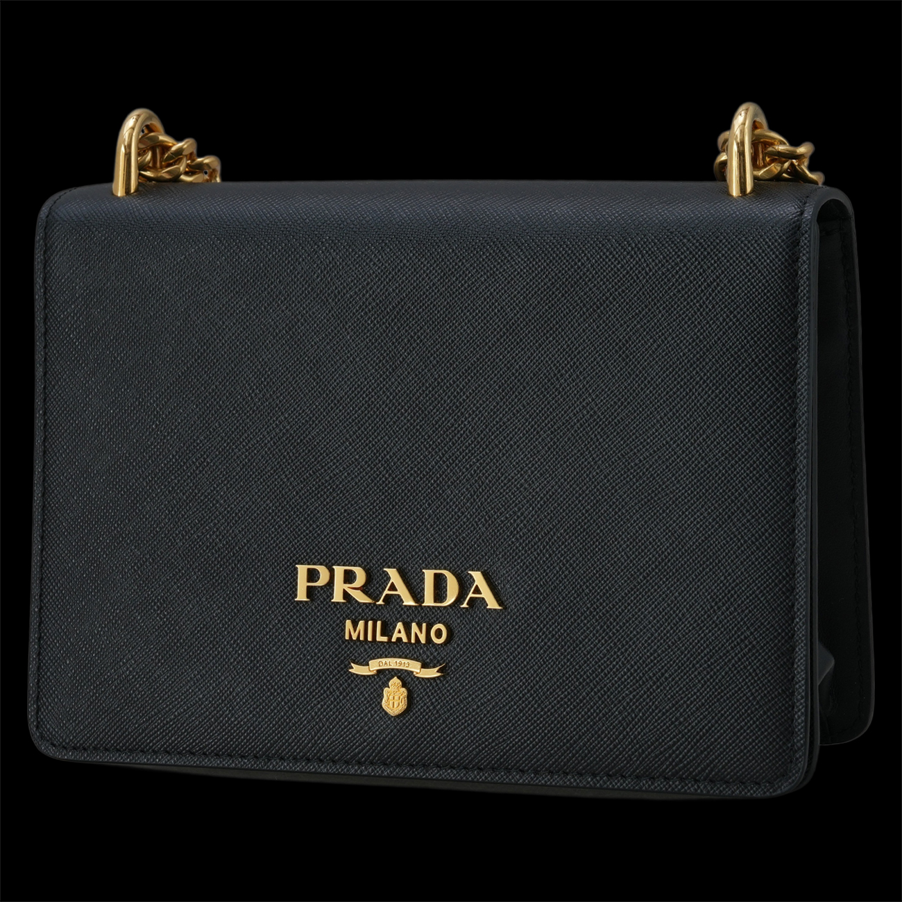 PRADA(USED)프라다 1BD133 사피아노 파티나 체인 숄더백