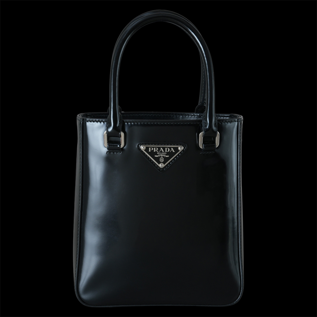PRADA(USEDK프라다 1BE059 브러쉬드 미니 레더 버킷