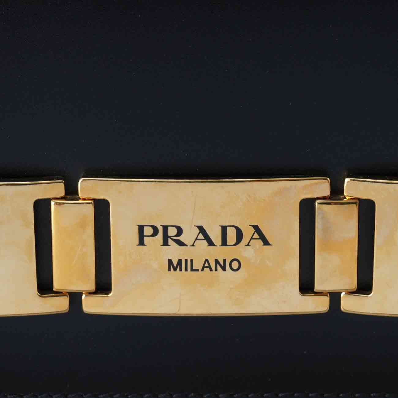 PRADA(USED)프라다 1BD244 메탈 버클 숄더백