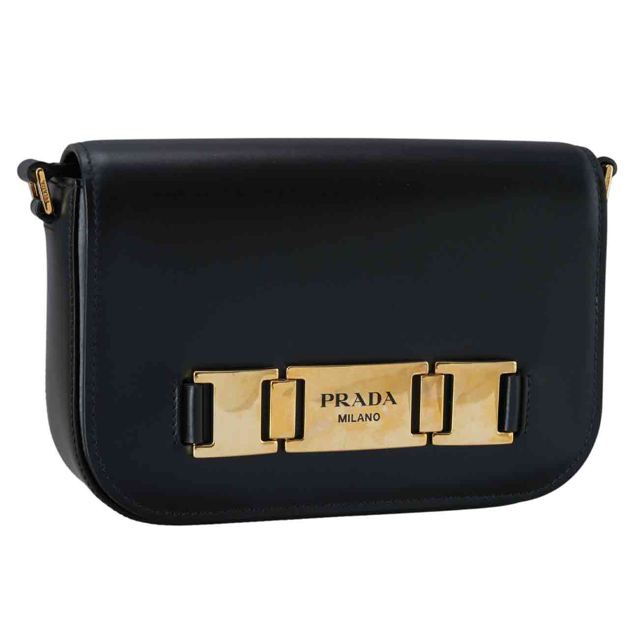 PRADA(USED)프라다 1BD244 메탈 버클 숄더백