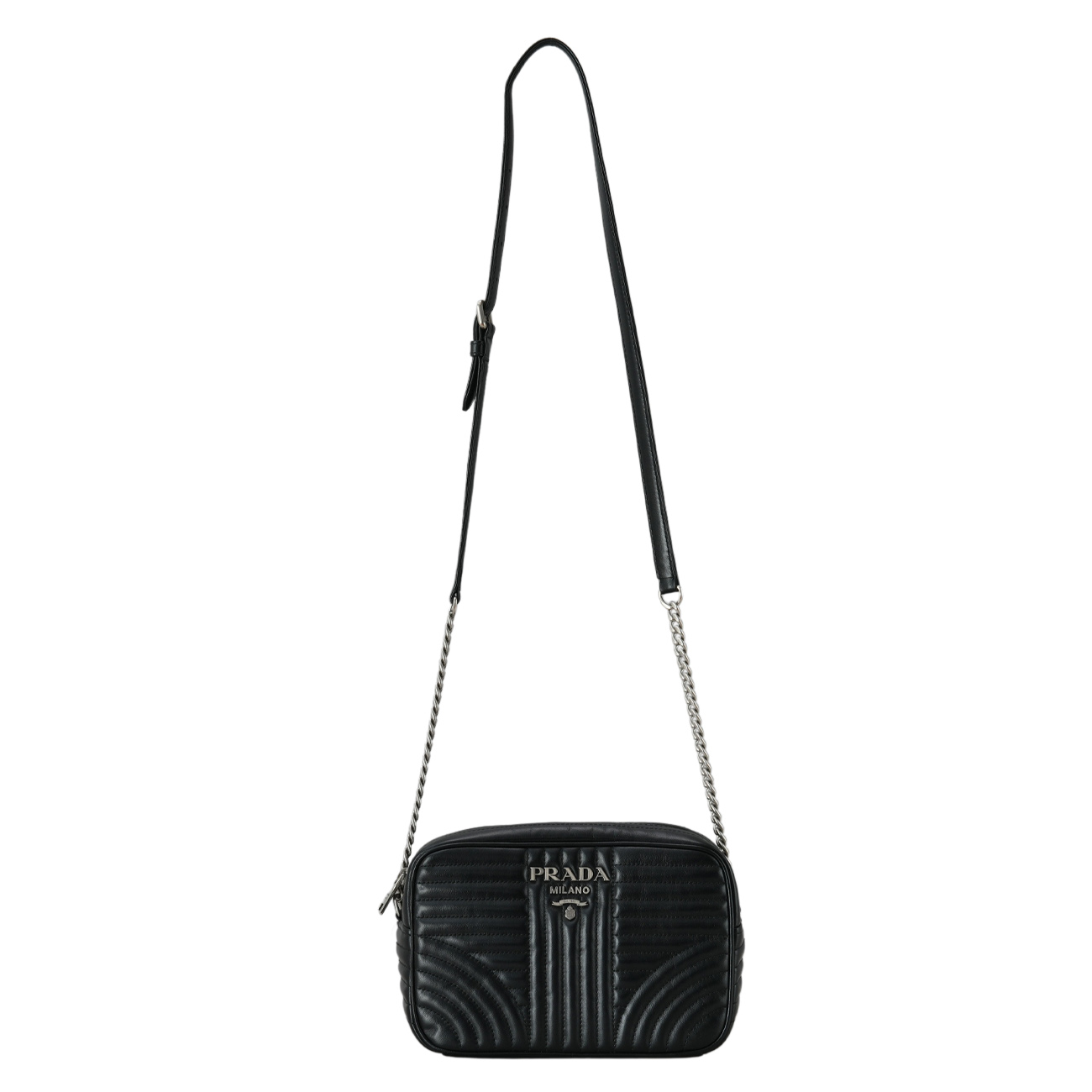PRADA(USED)프라다 1BH083 다이어그램 크로스백