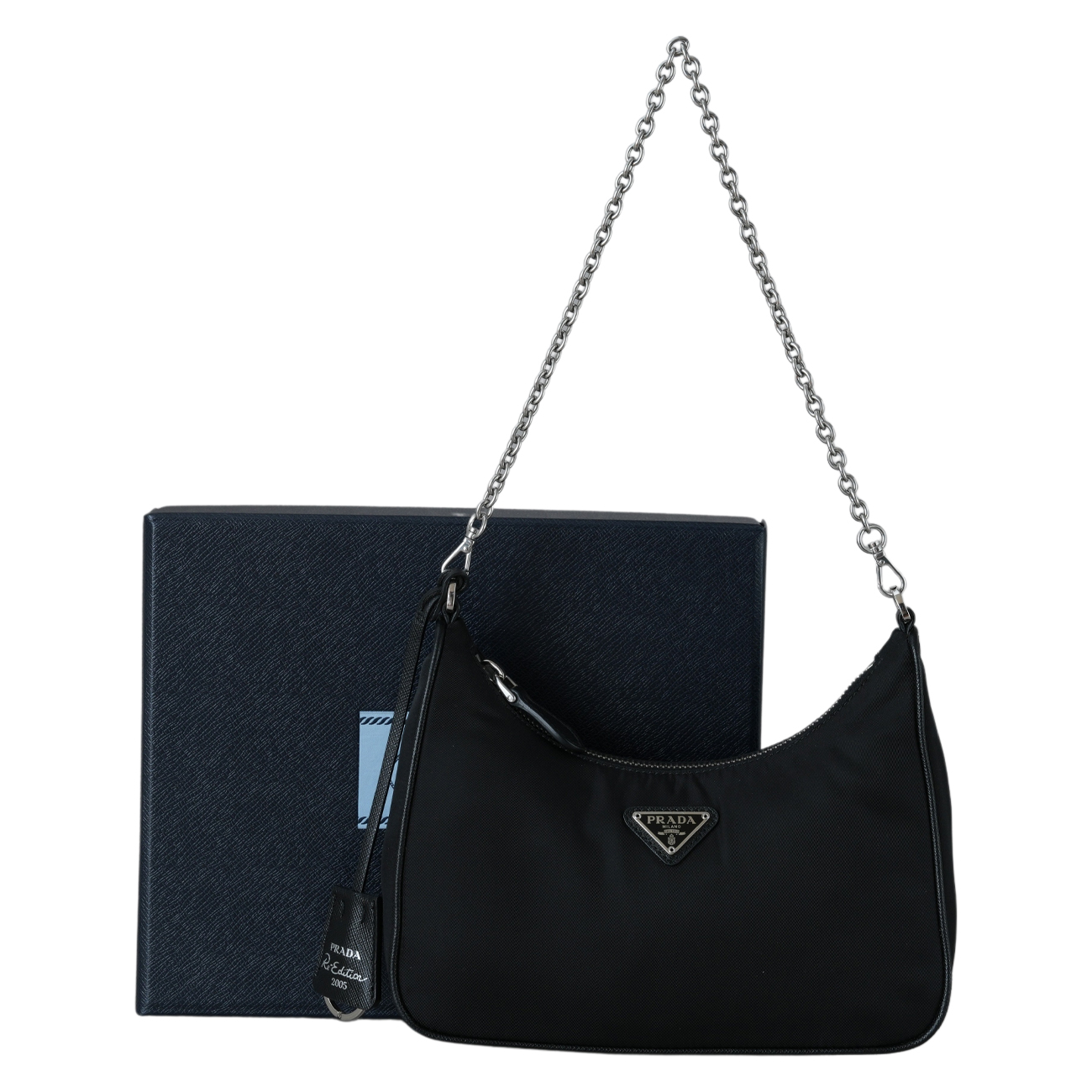PRADA(USED)프라다 1BH204 리나일론 호보백