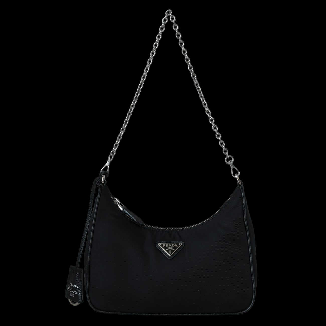 PRADA(USED)프라다 1BH204 리나일론 호보백
