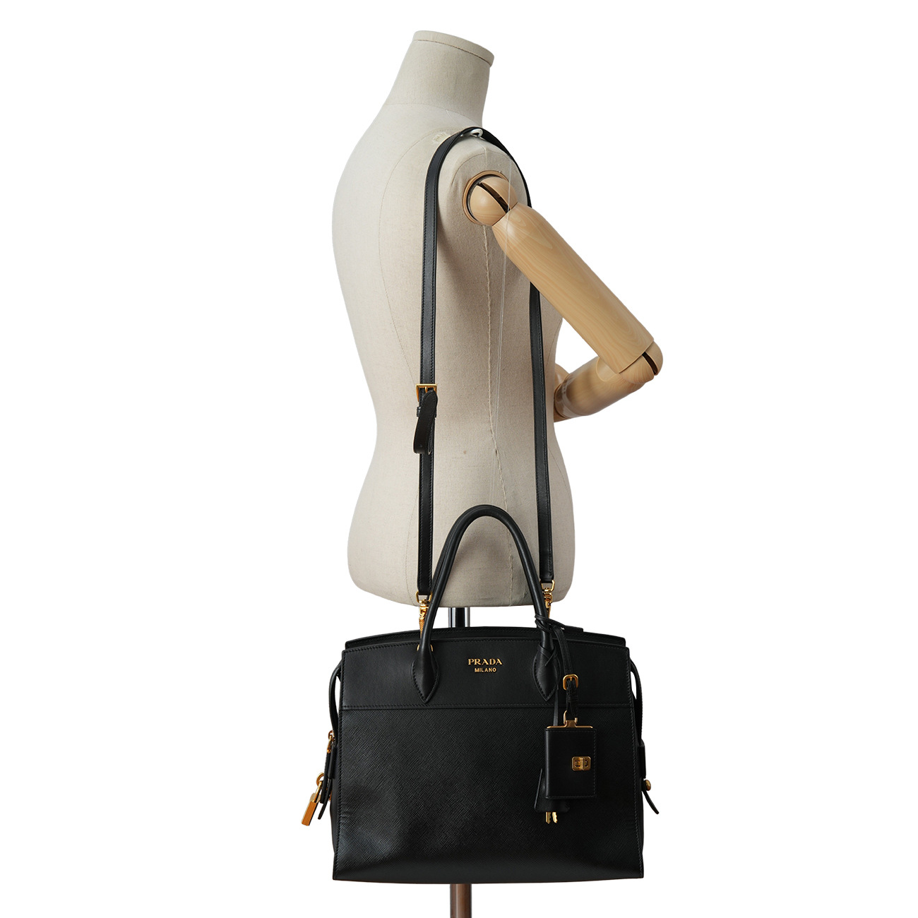 PRADA(USED)프라다 1BA046 사피아노 시티백