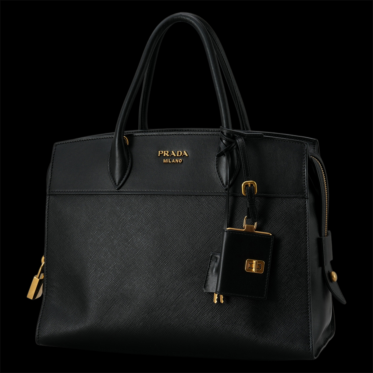 PRADA(USED)프라다 1BA046 사피아노 시티백