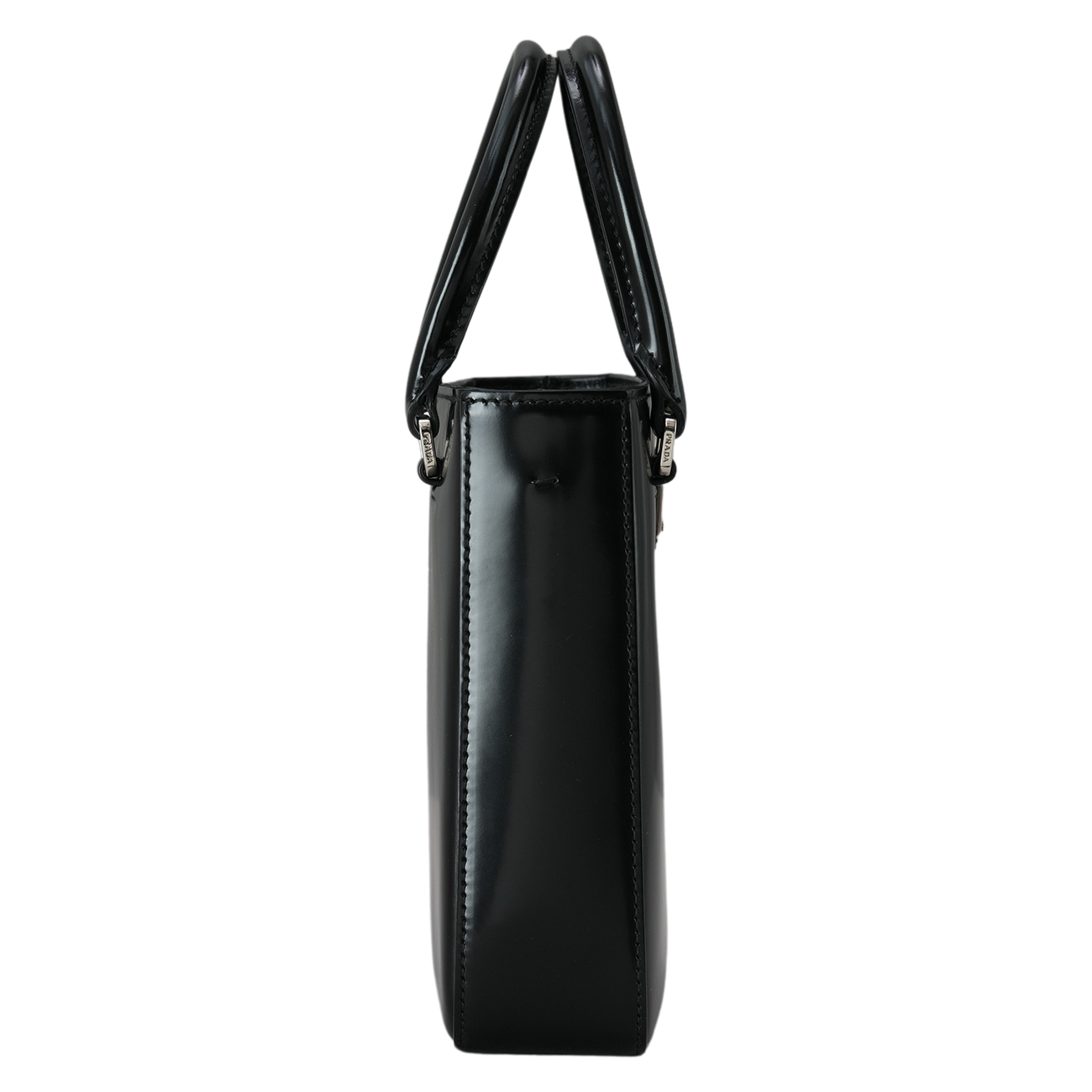 PRADA(USED)프라다 1BA331 스몰 브러쉬드 레더 토트백