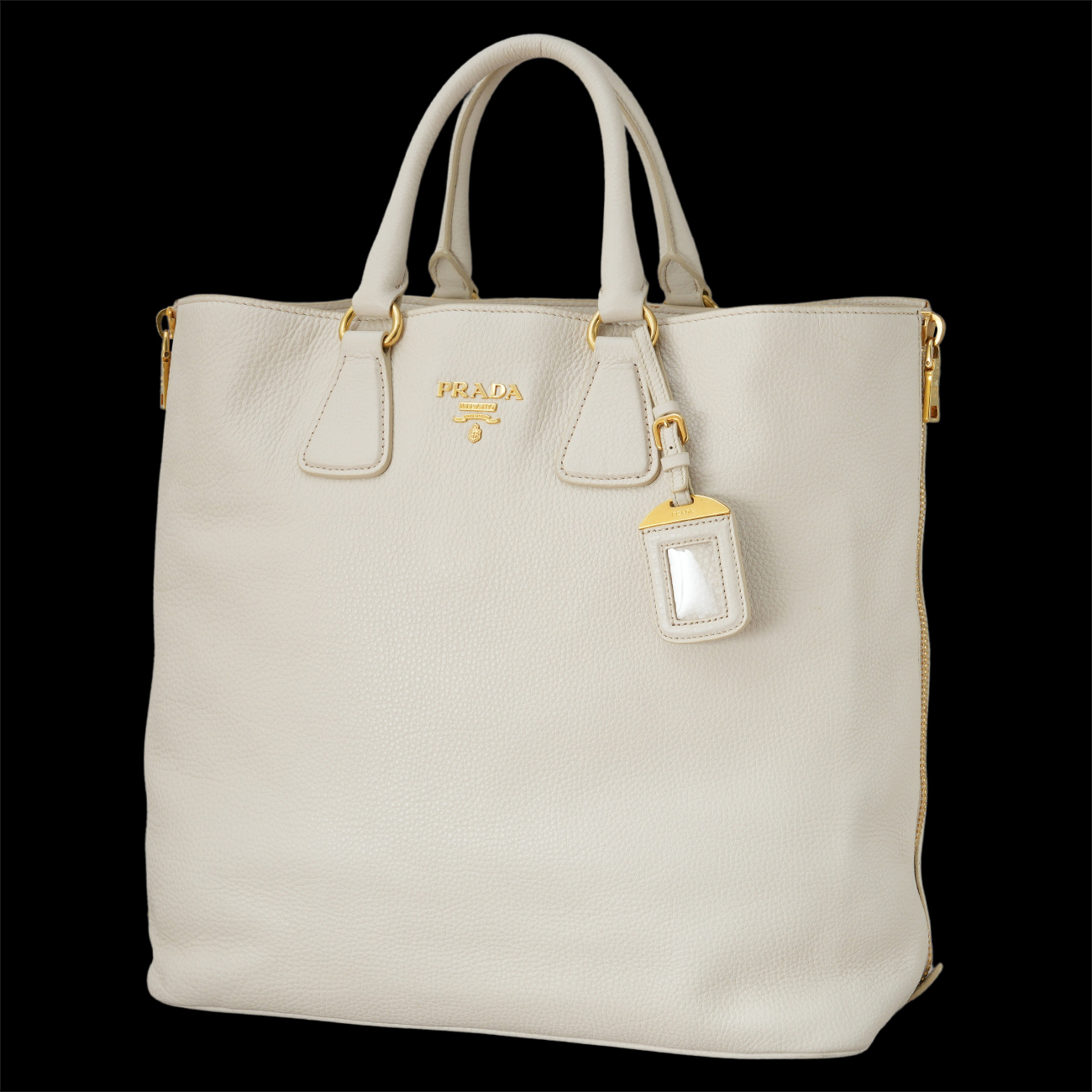 PRADA(USED)프라다 BN2419 비텔로 다이노 토트 겸 숄더백