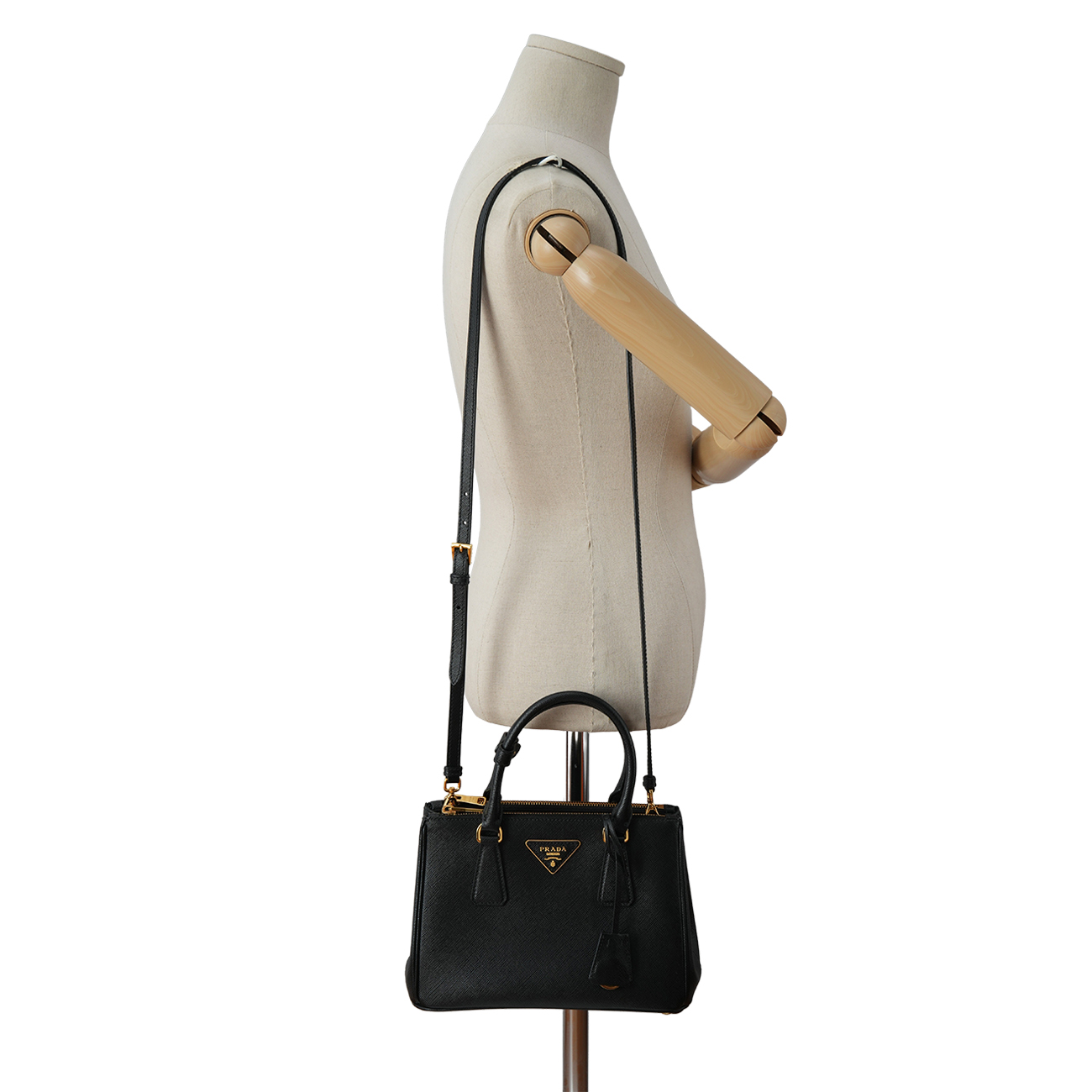 PRADA(USED)프라다 사피아노 럭스 토트겸 숄더백