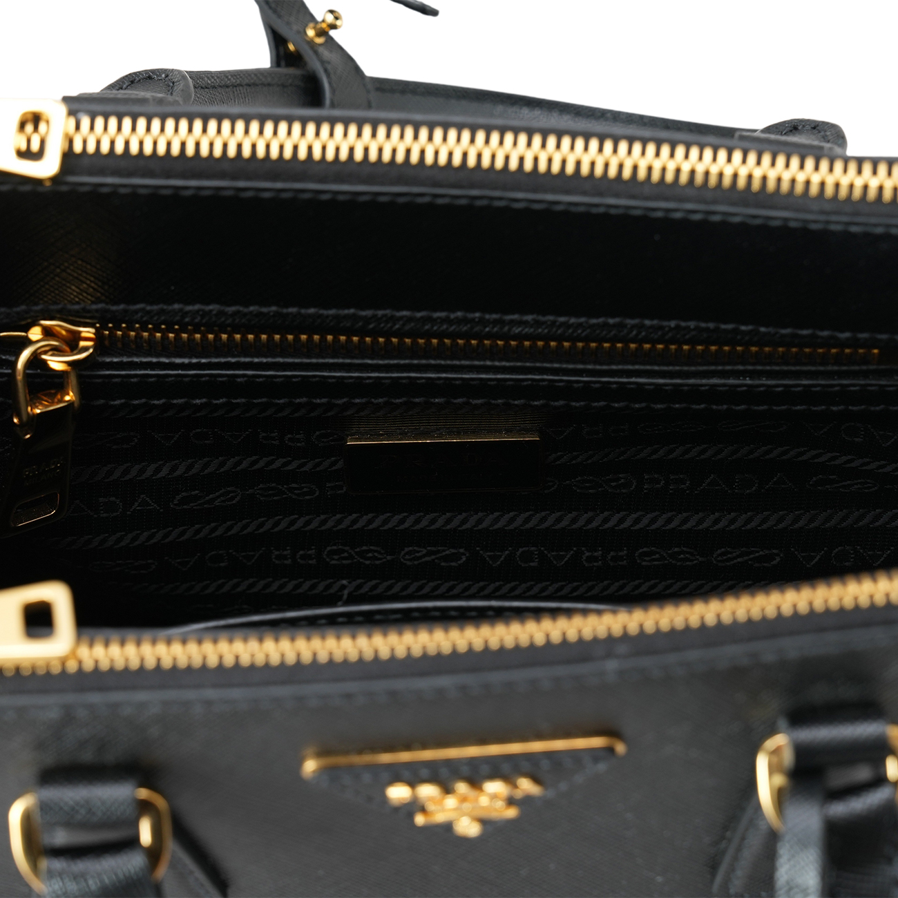 PRADA(USED)프라다 사피아노 럭스 토트겸 숄더백