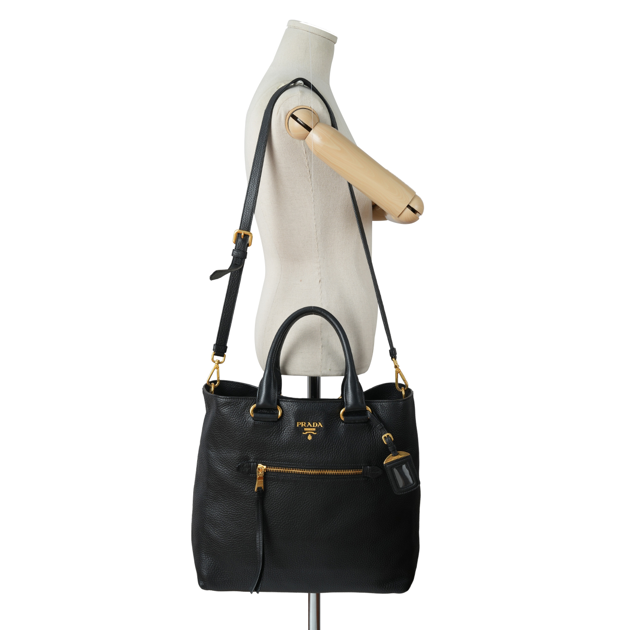 PRADA(USED)프라다 비텔로 다이노 토트겸 숄더백