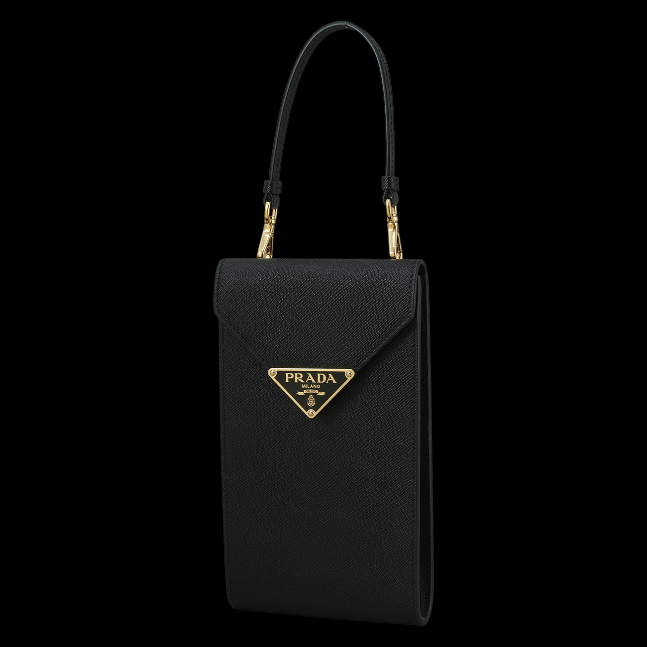 PRADA(USED)프라다 사피아노 트라이앵글 폰홀더