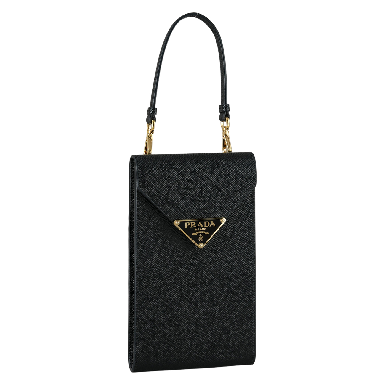 PRADA(USED)프라다 사피아노 트라이앵글 폰홀더