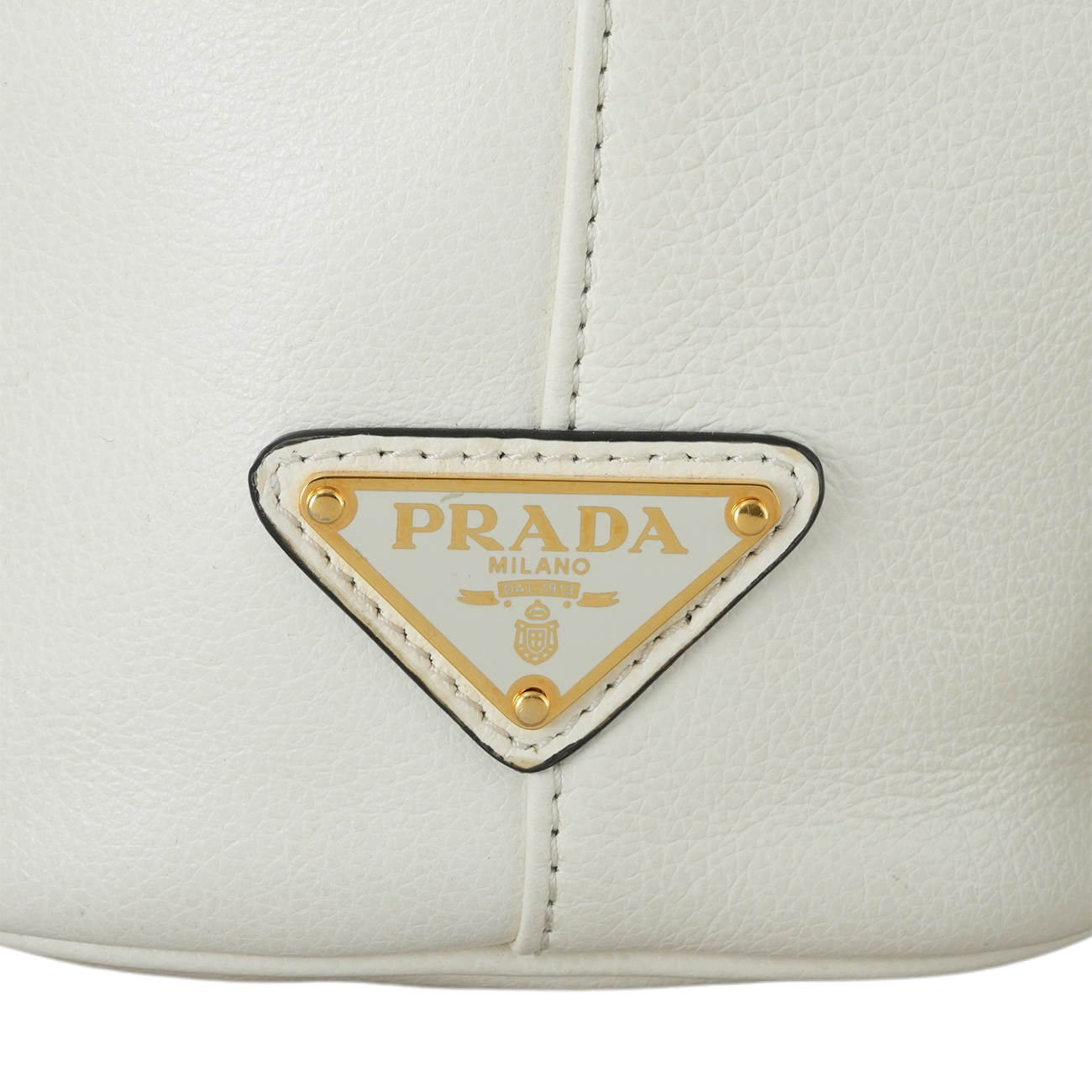 PRADA(USED)프라다 1BH038 레더 듀엣 버킷백