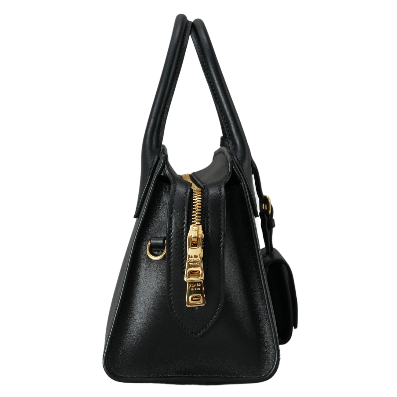 PRADA(USED)프라다 1BA269 사피아노 모노크롬 토트겸 숄더백