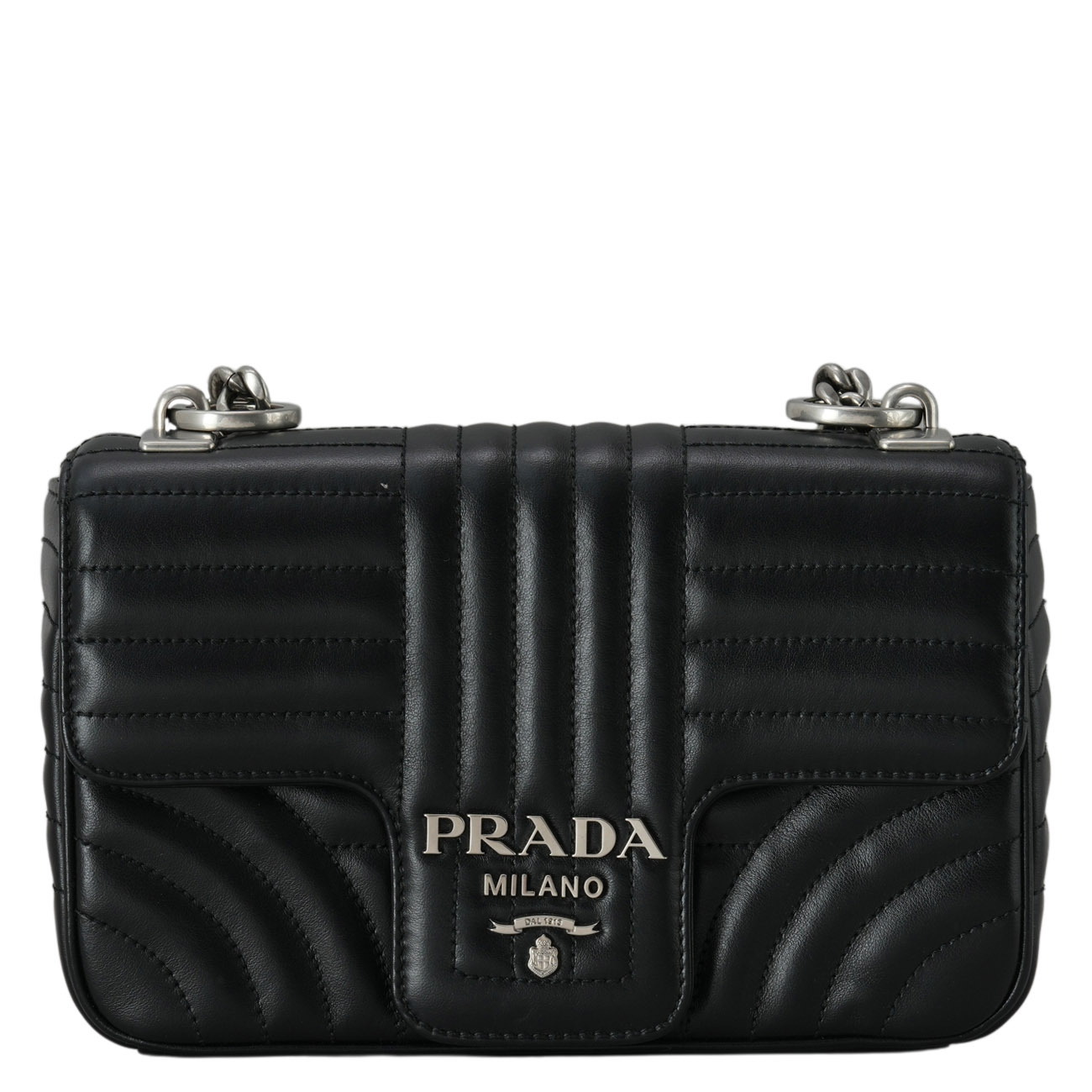PRADA(USED)프라다 1BD107 다이아그램 체인 숄더백