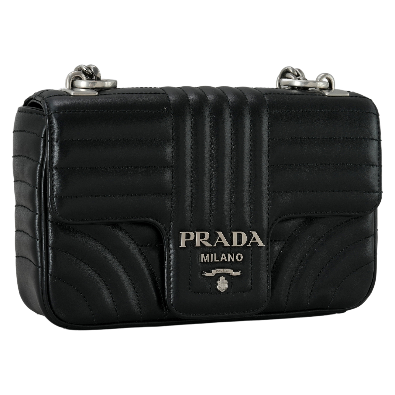PRADA(USED)프라다 1BD107 다이아그램 체인 숄더백