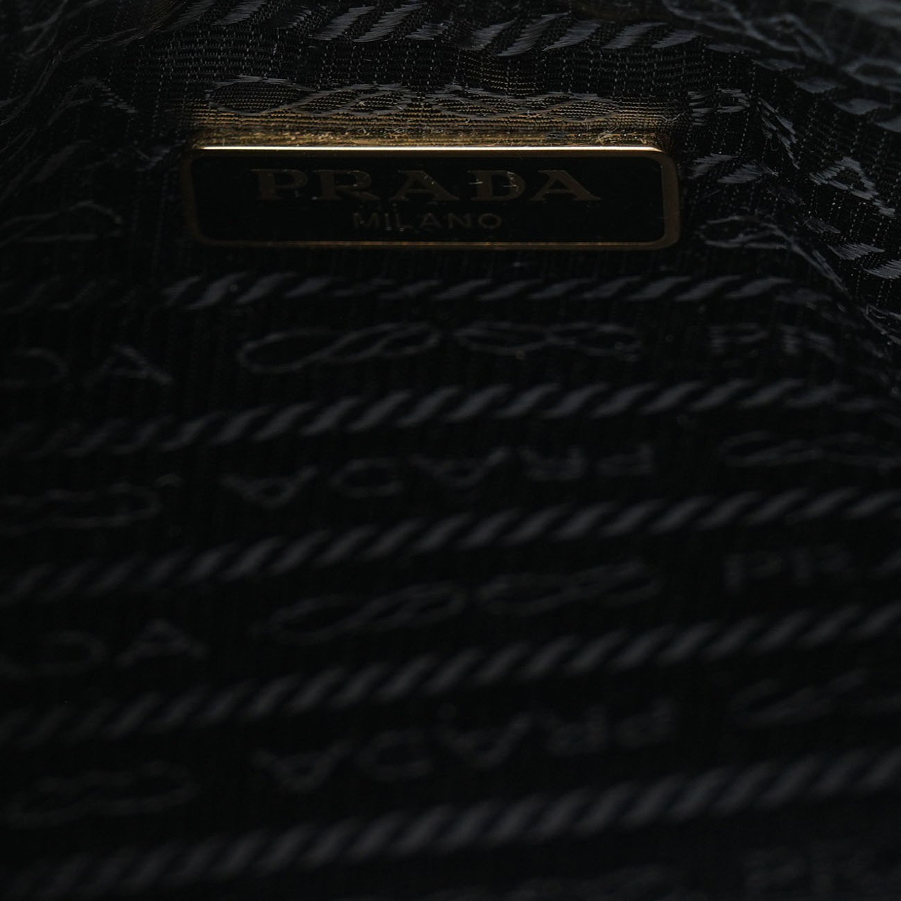 PRADA(USED)프라다 1BC204 사피아노 트라이앵글 로고 호보백