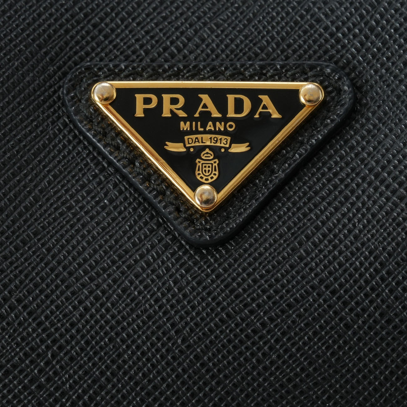 PRADA(USED)프라다 1BC204 사피아노 트라이앵글 로고 호보백